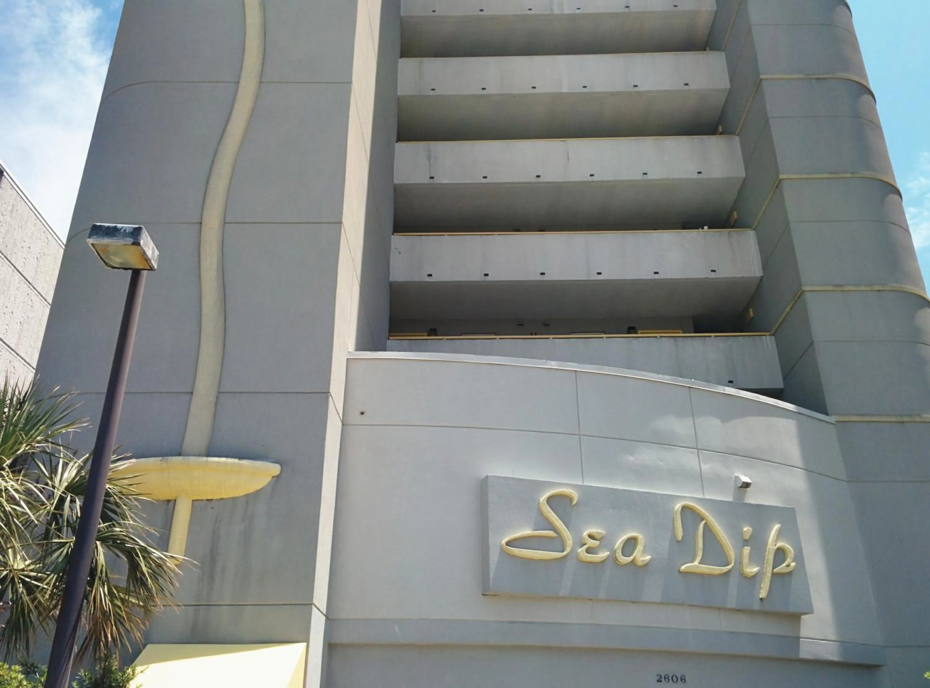 Facade/entrance in Sea Dip Oceanfront