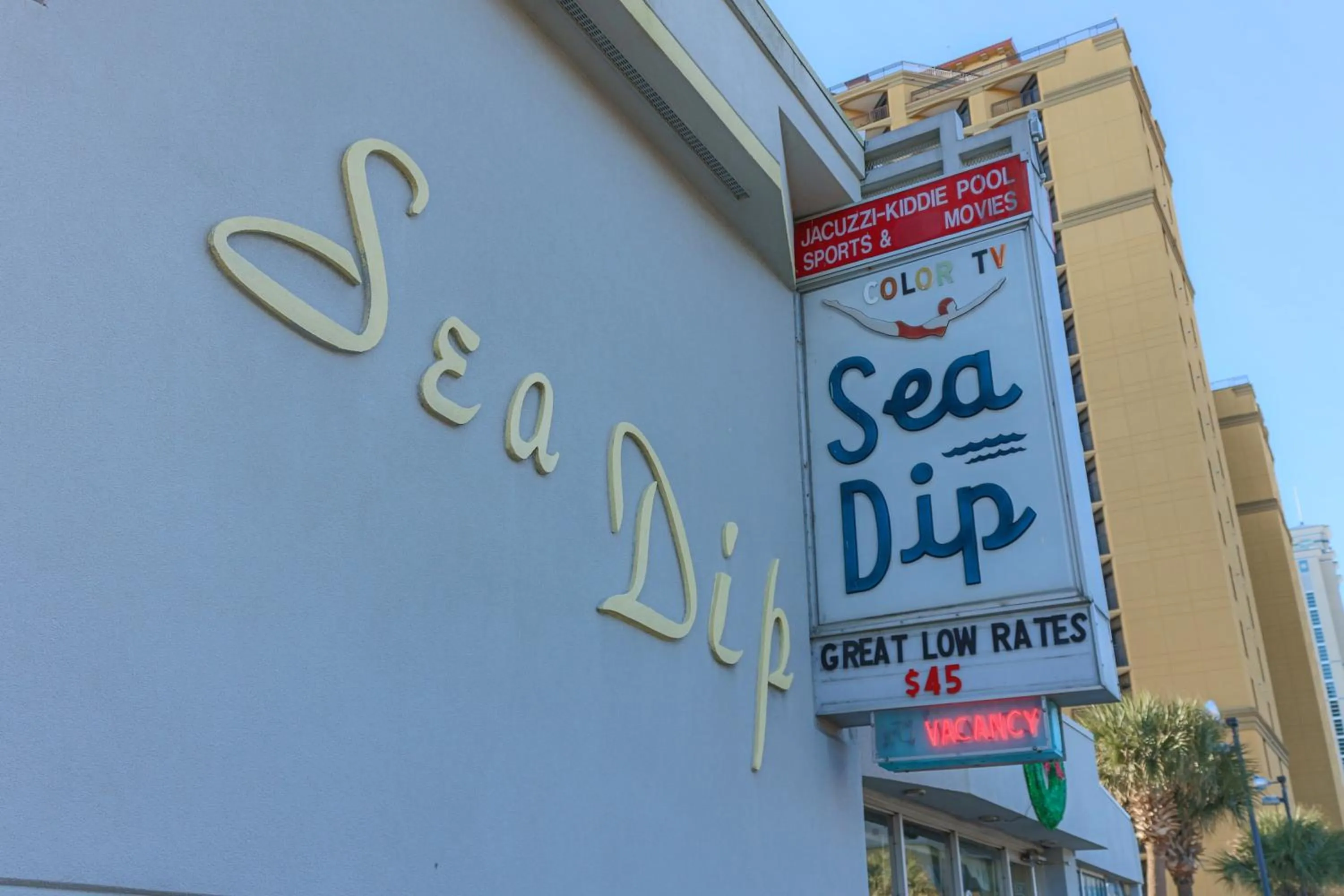 Facade/entrance in Sea Dip Oceanfront