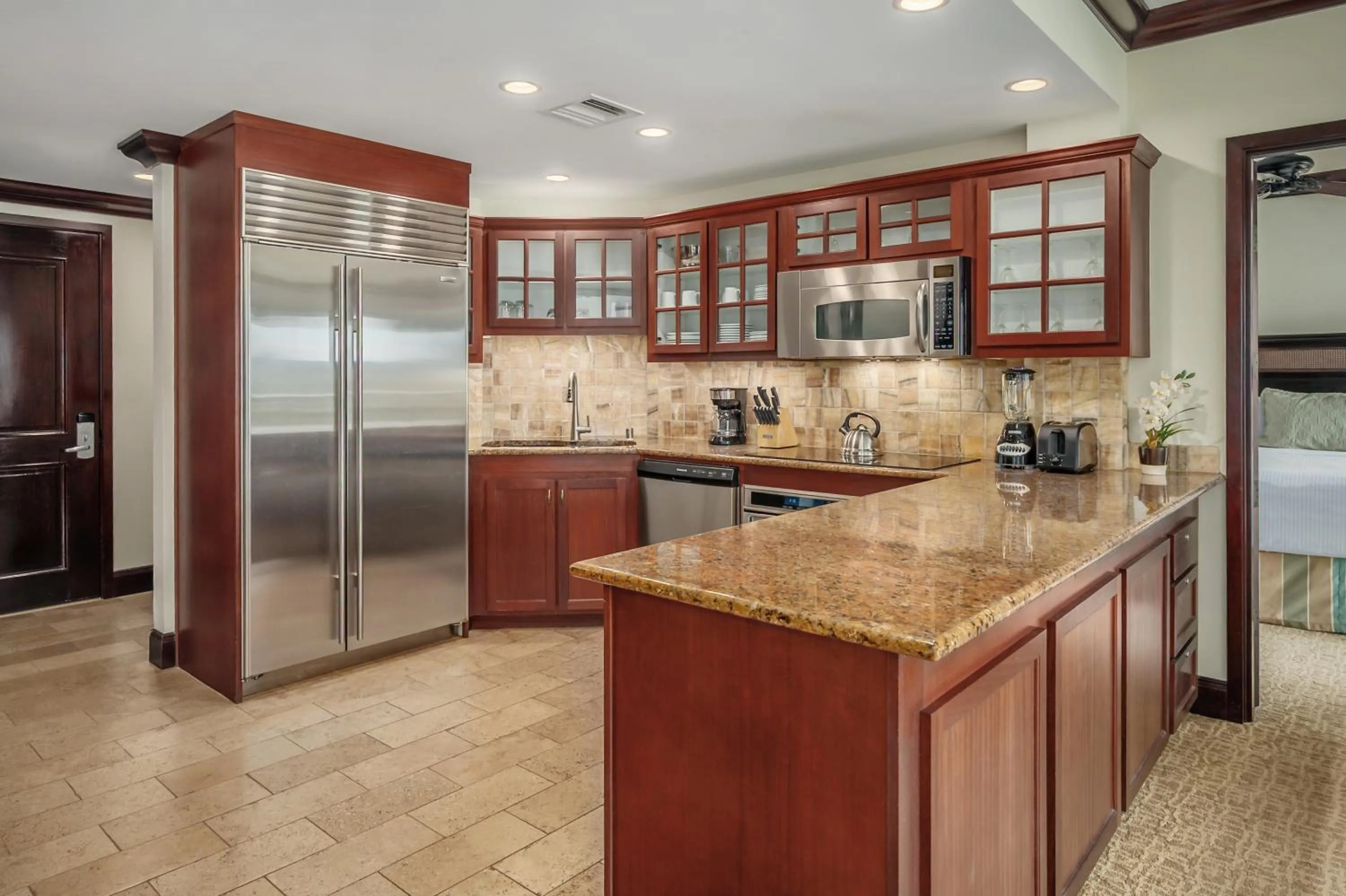 Kitchen or kitchenette in Waipouli Beach Resort and Spa Kauai by OUTRIGGER