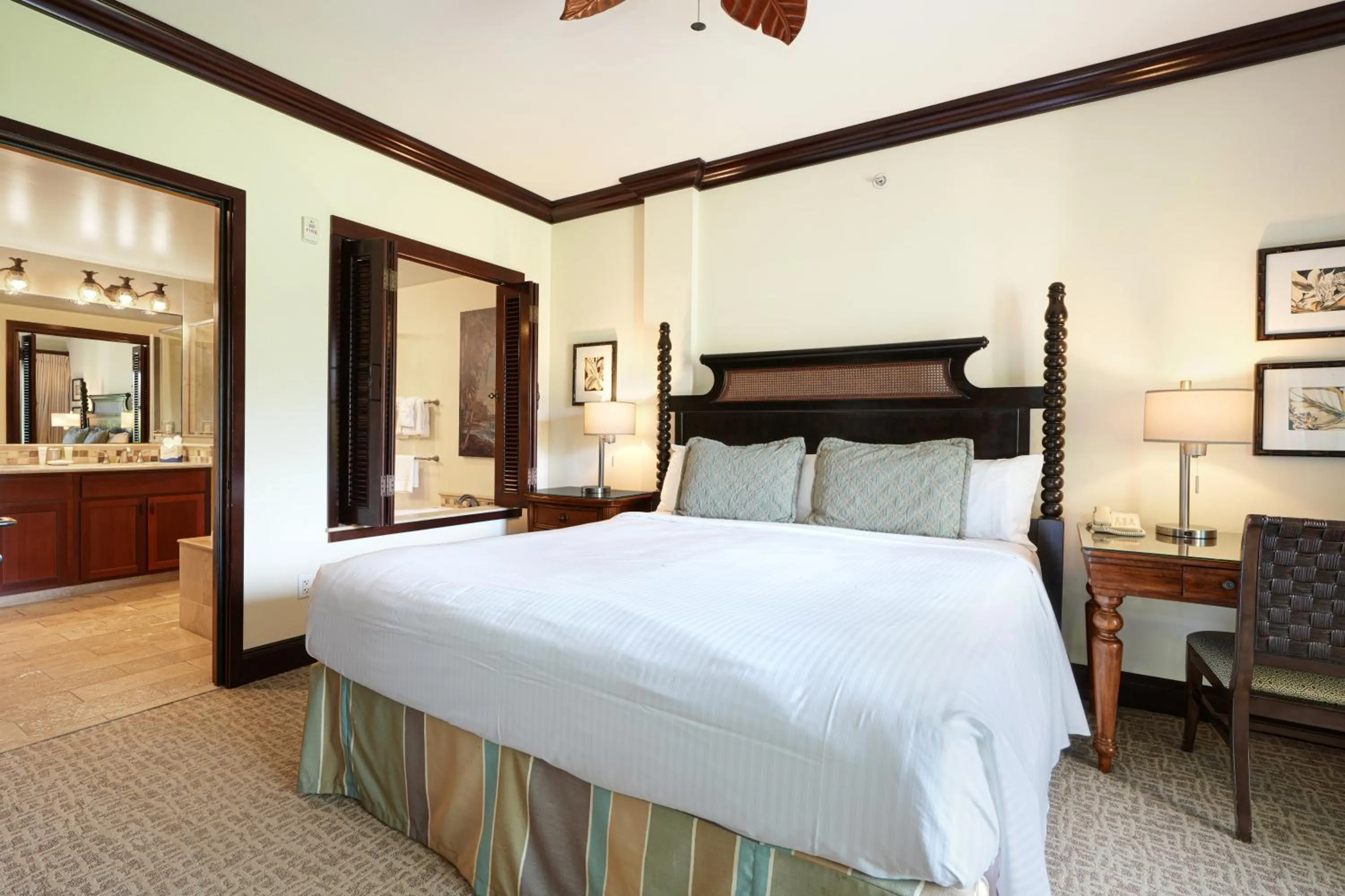 Bedroom, Bed in Waipouli Beach Resort and Spa Kauai by OUTRIGGER