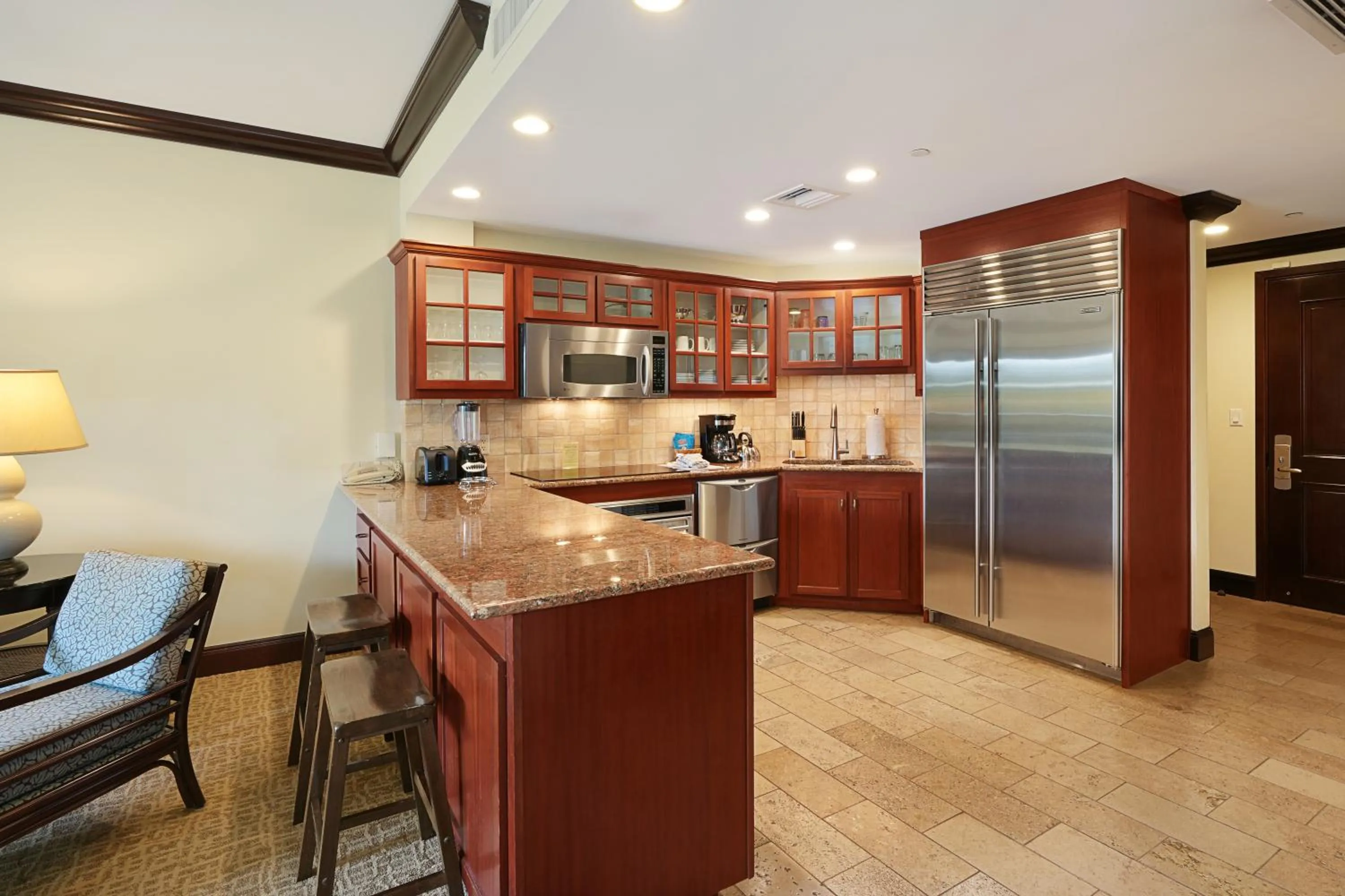 Kitchen or kitchenette in Waipouli Beach Resort and Spa Kauai by OUTRIGGER