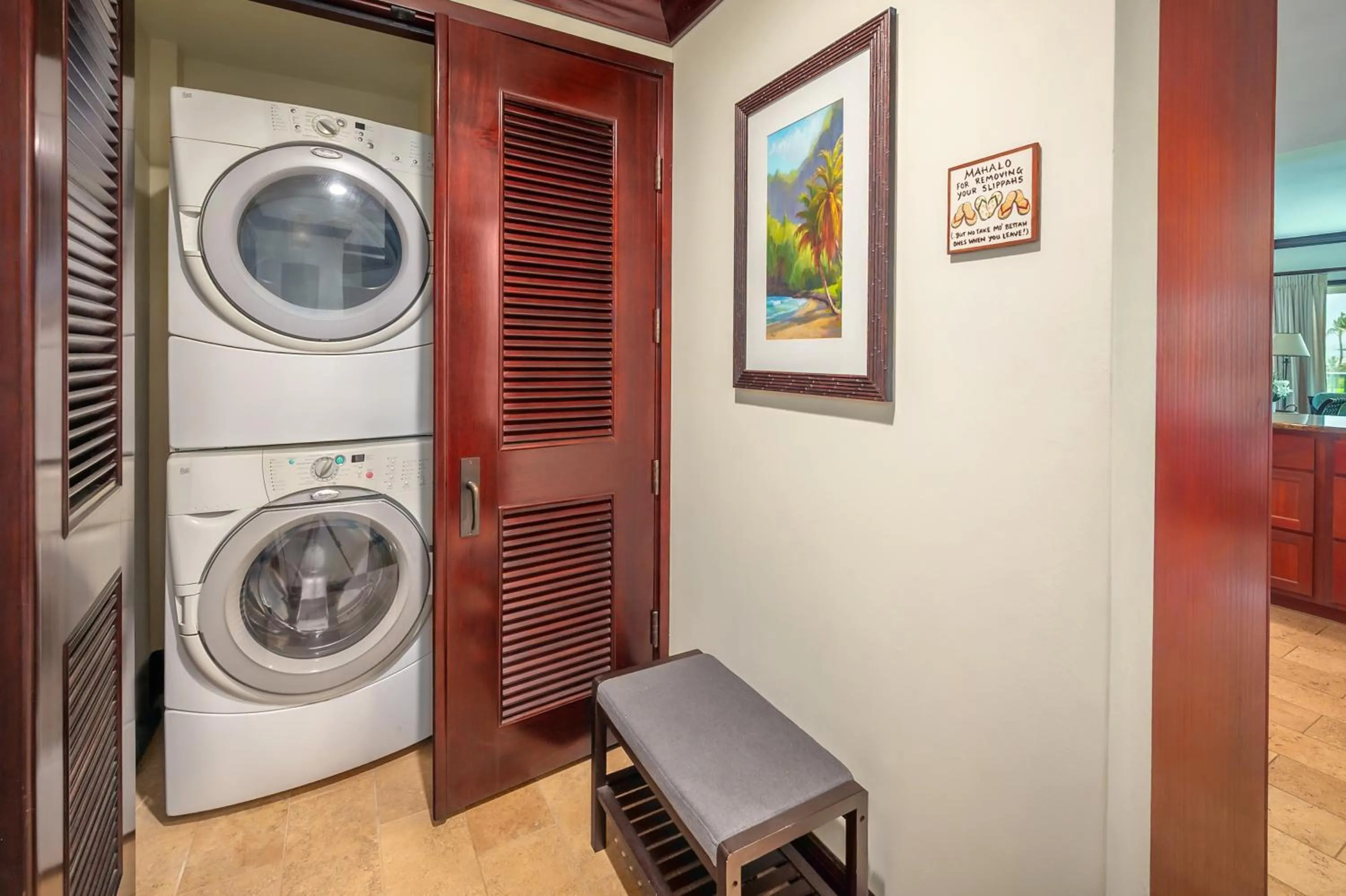 washing machine in Waipouli Beach Resort and Spa Kauai by OUTRIGGER