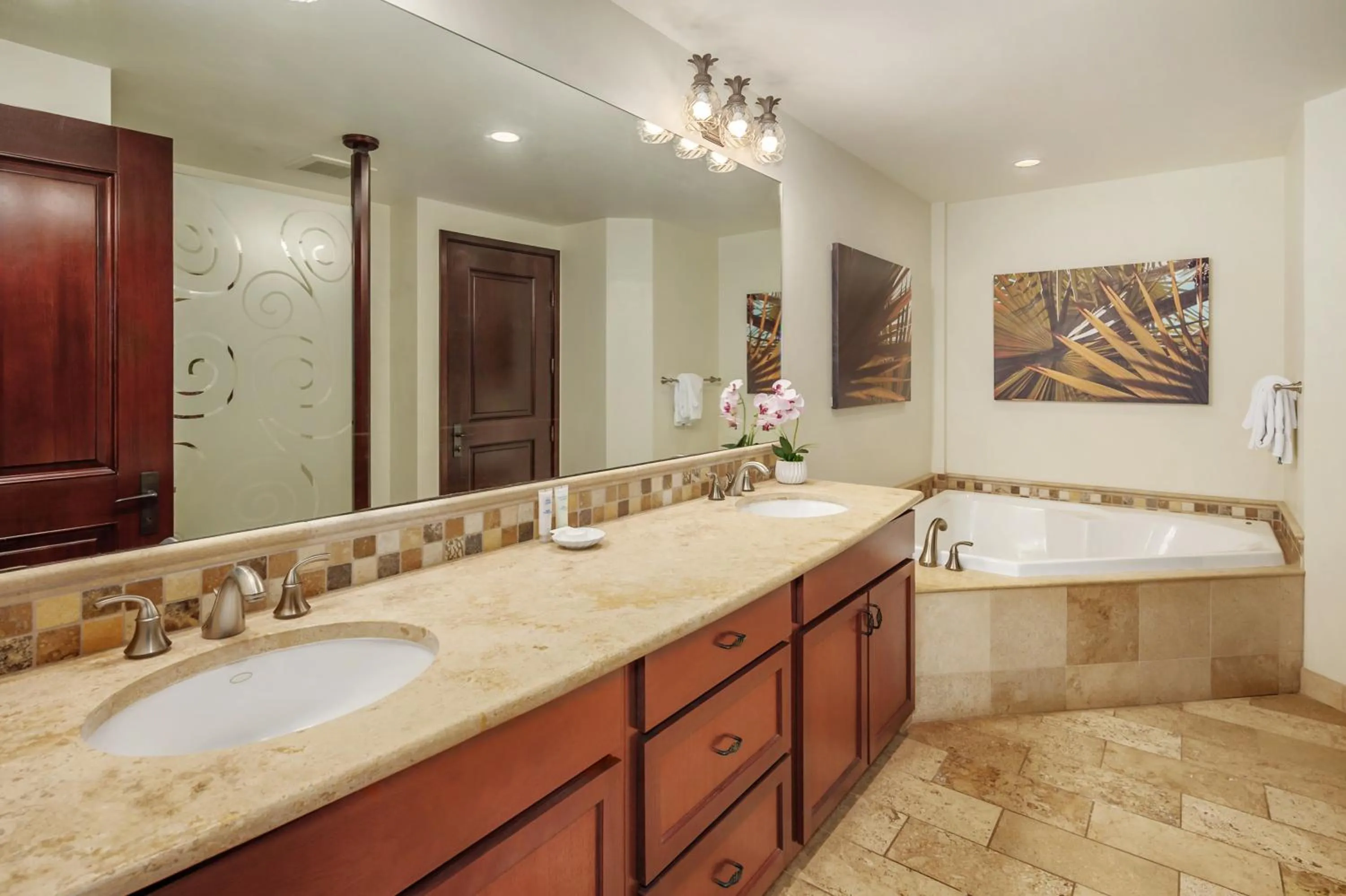 Bathroom in Waipouli Beach Resort and Spa Kauai by OUTRIGGER