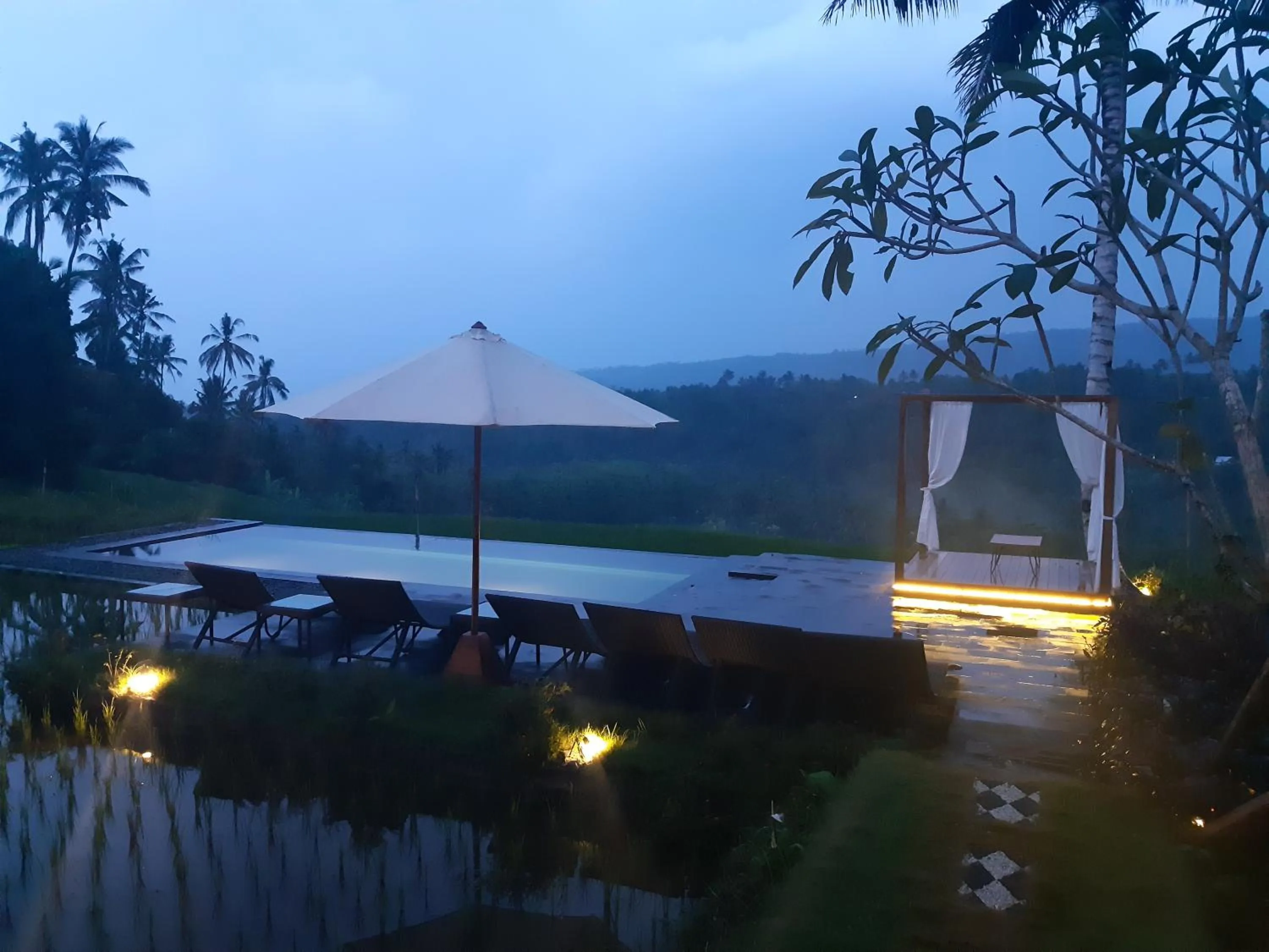 Pool view in Bali De Pardis Cottage
