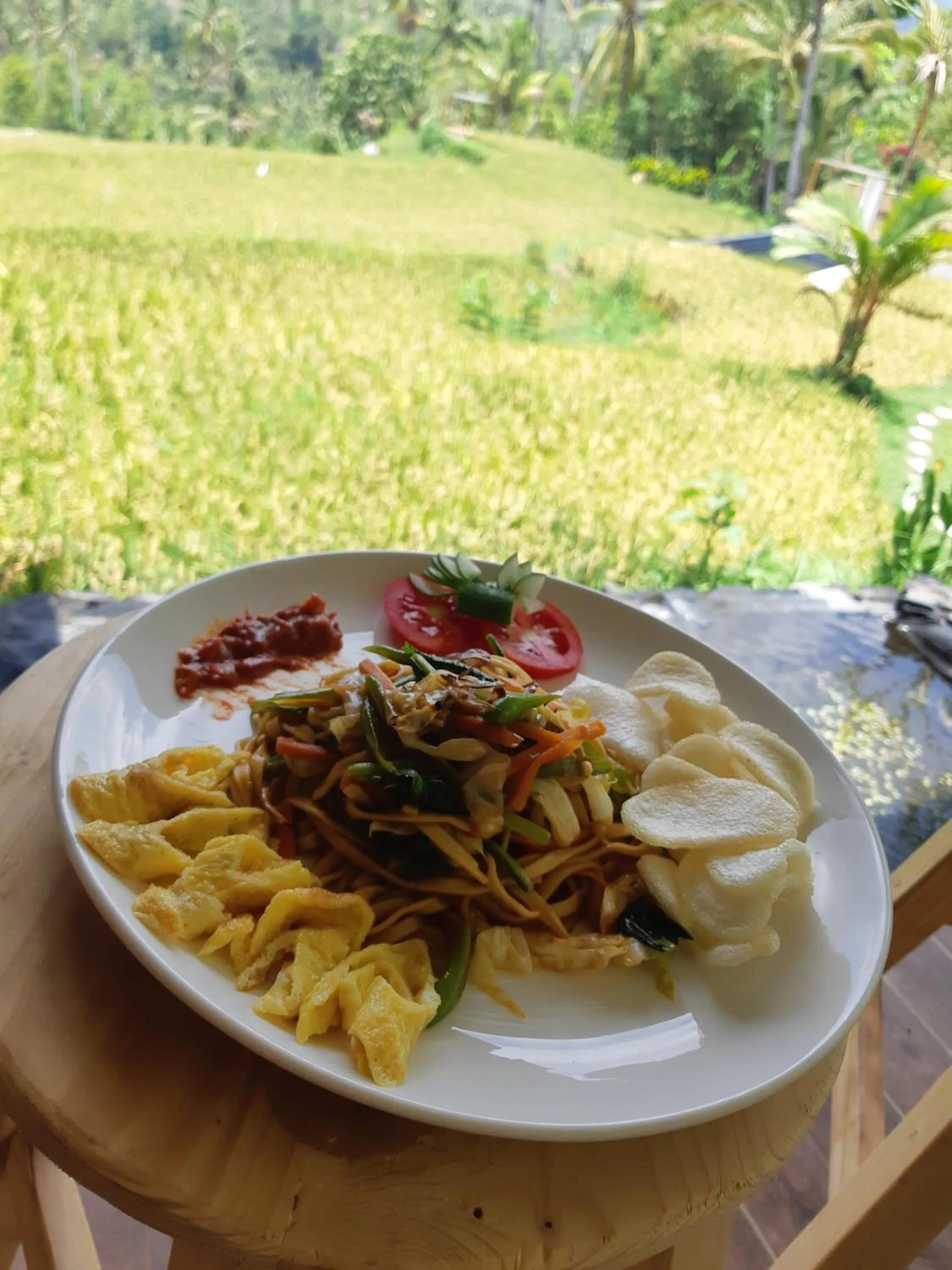 Food and drinks in Bali De Pardis Cottage