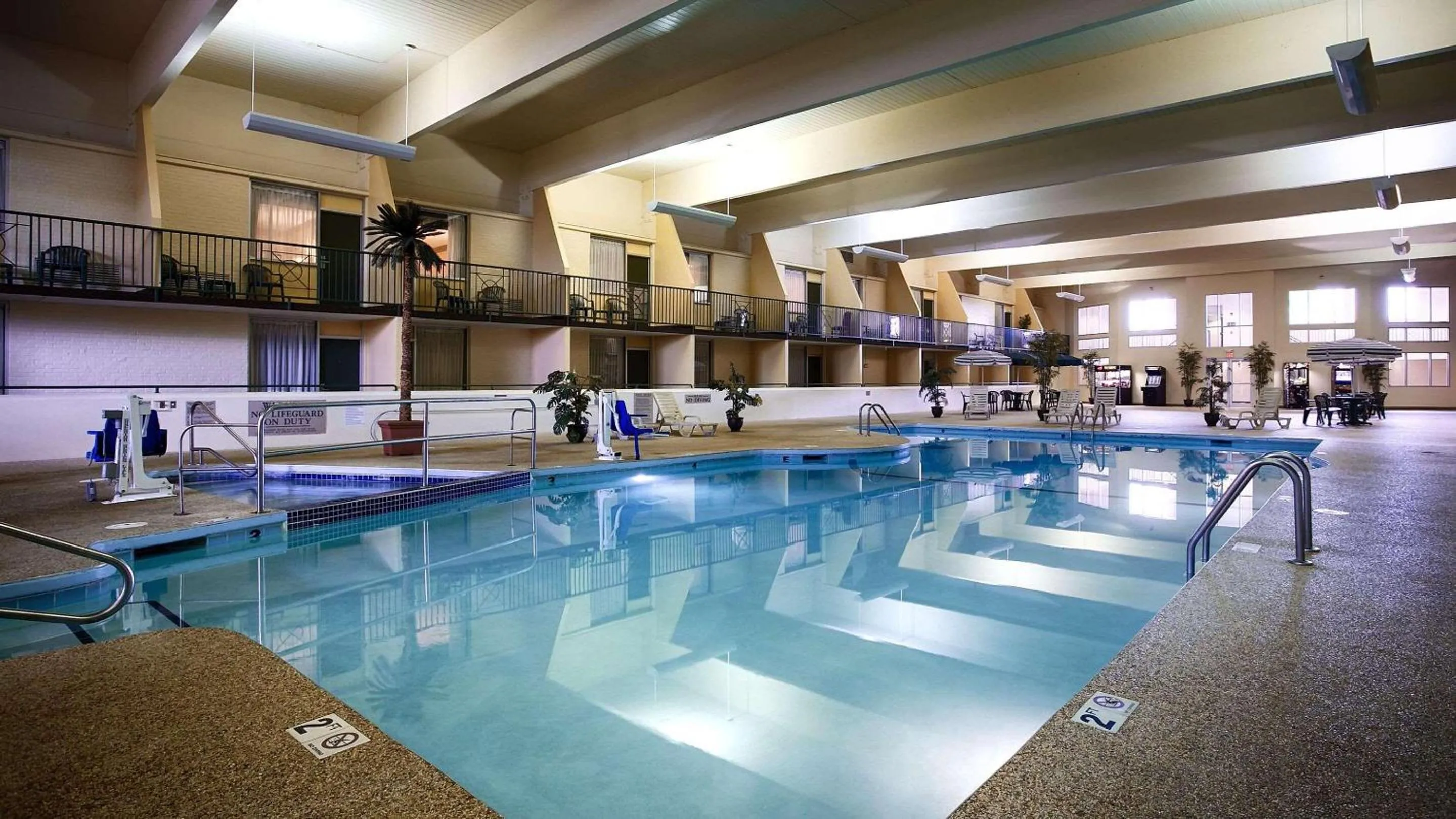 Pool view in Country Inn & Suites by Radisson, Fergus Falls, MN