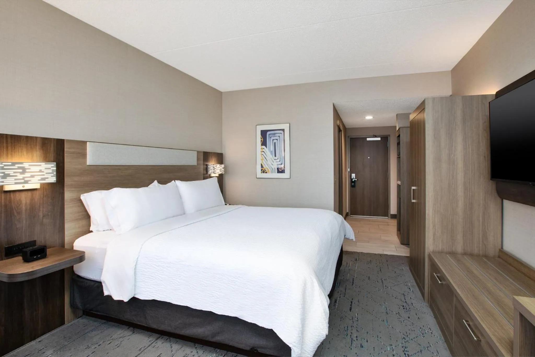 Photo of the whole room, Bed in Holiday Inn Express Sault Ste Marie by IHG