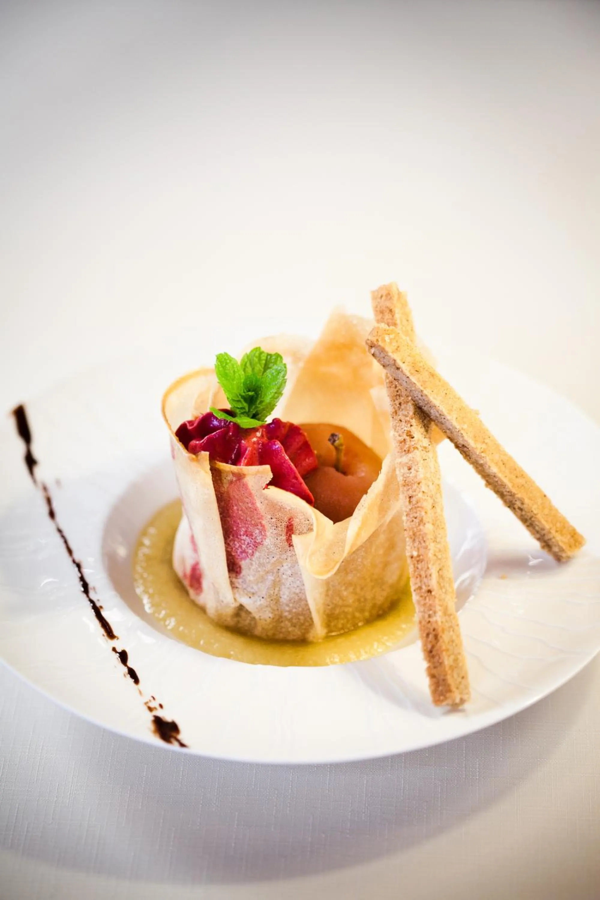 Food close-up in Logis Hôtel & Restaurant Arcombelle