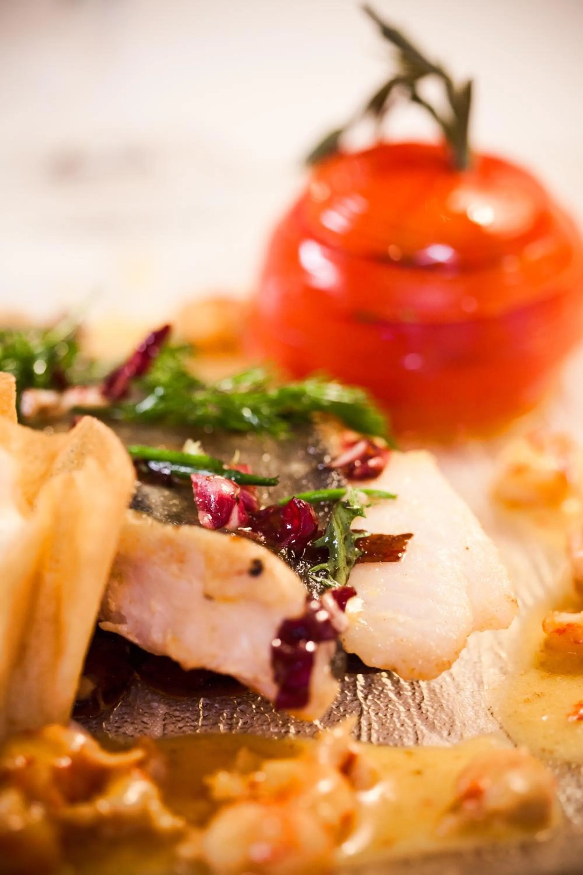 Food close-up in Logis Hôtel & Restaurant Arcombelle