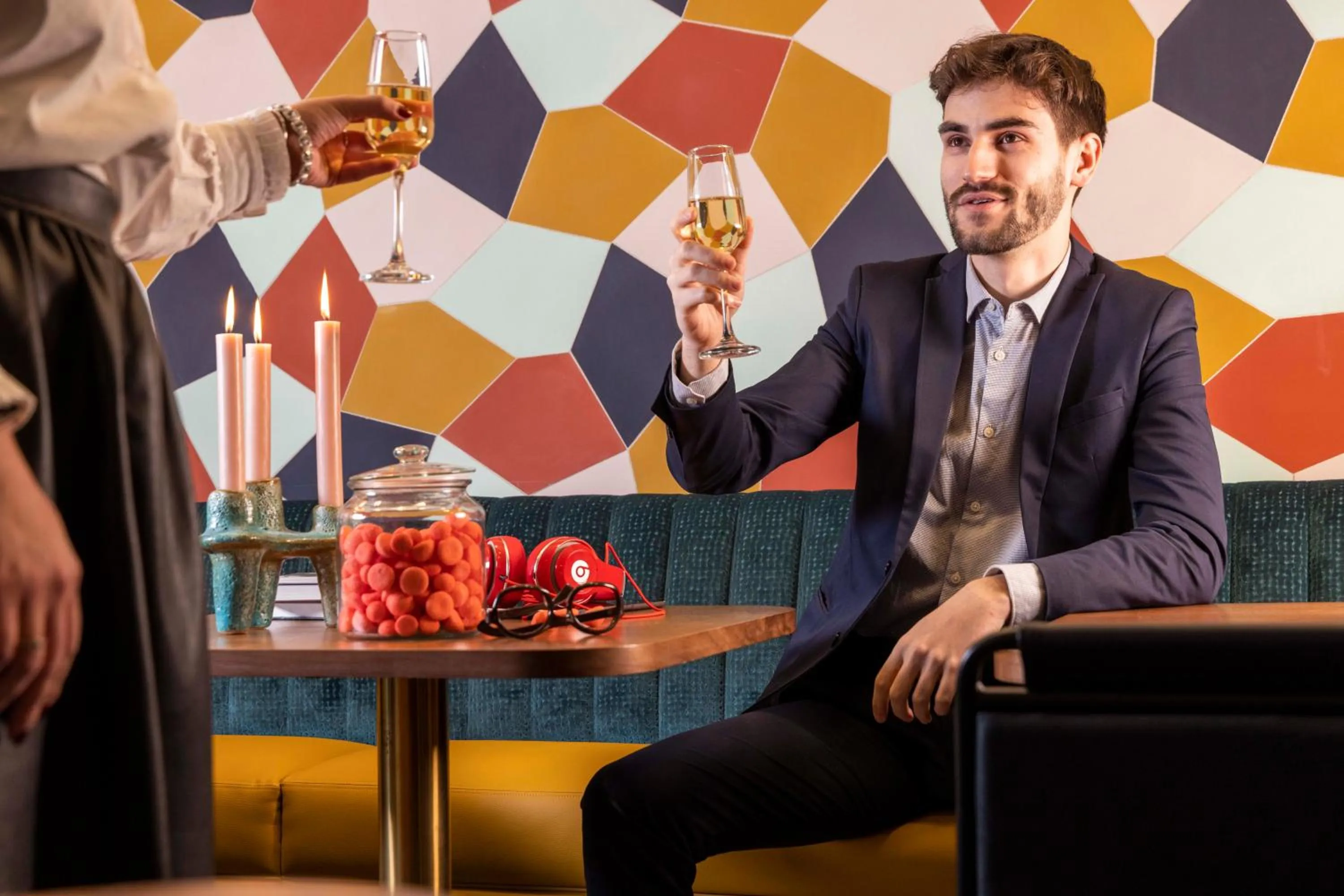 People in Paris Art Hotel Quartier Latin by Malone