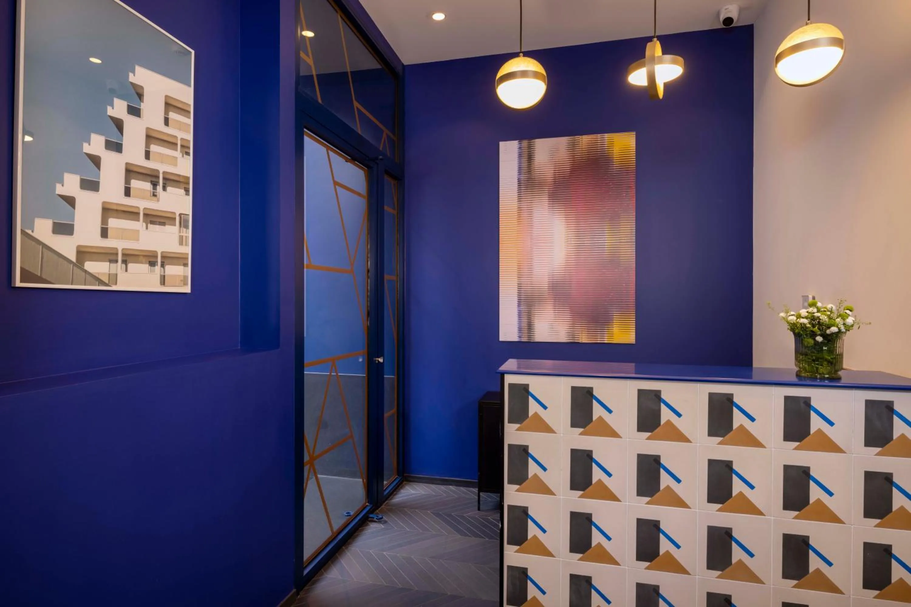 Lobby or reception in Paris Art Hotel Quartier Latin by Malone