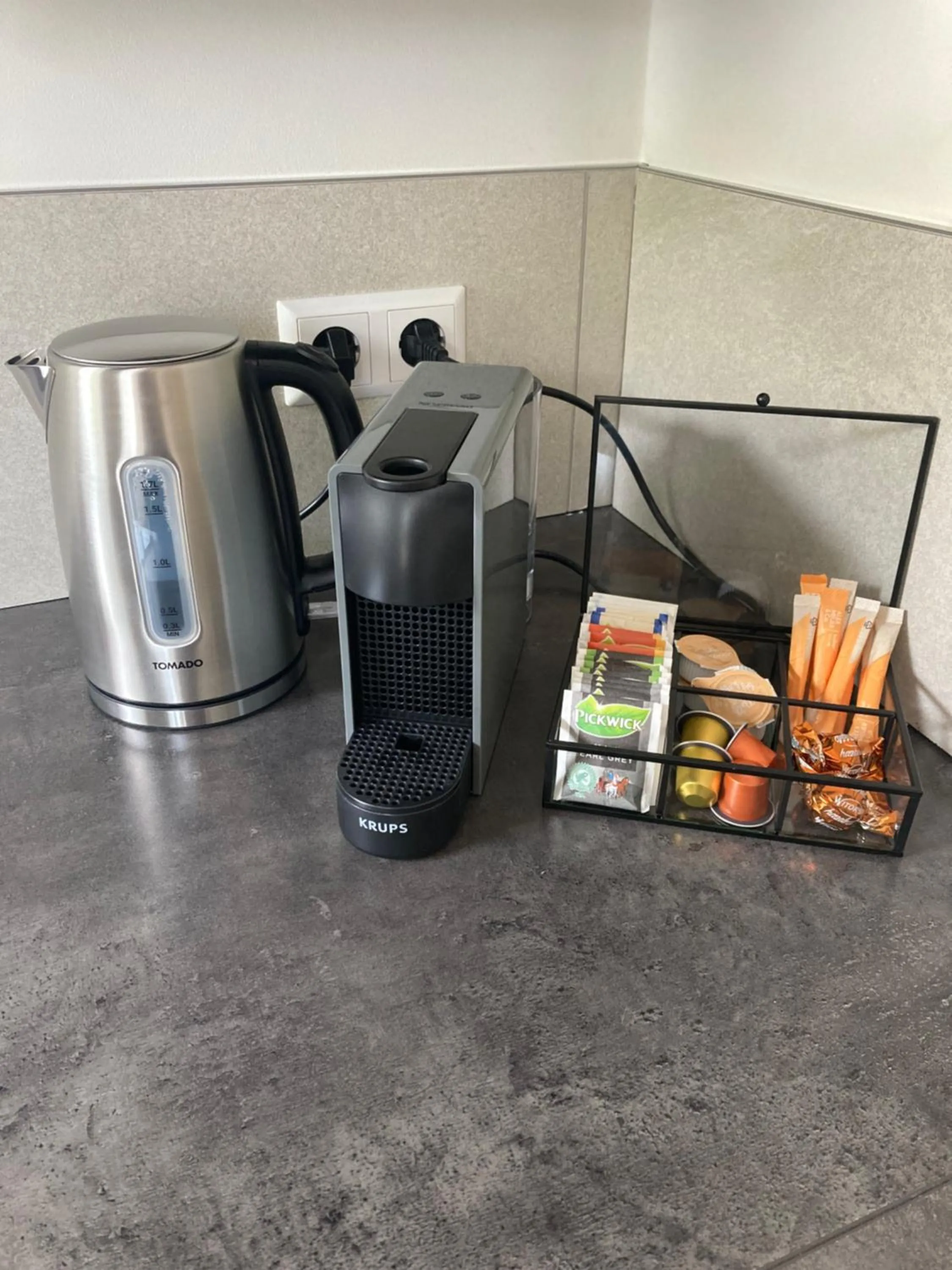 Coffee/tea facilities in Appartement Havenzicht