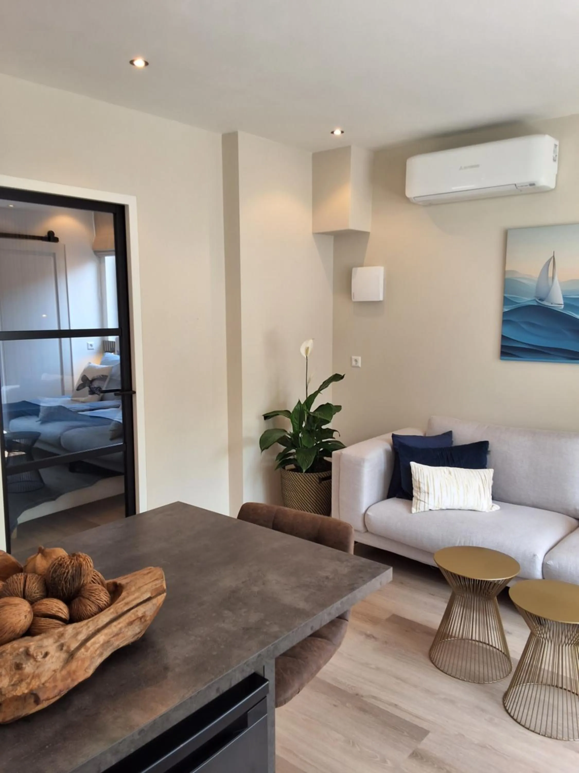 Living room in Appartement Havenzicht