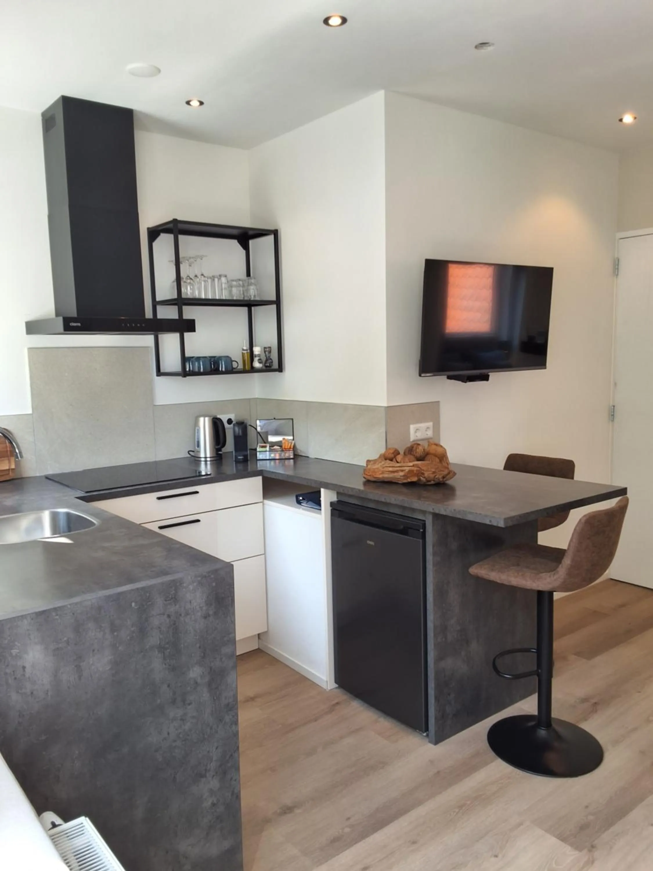 Kitchen or kitchenette in Appartement Havenzicht