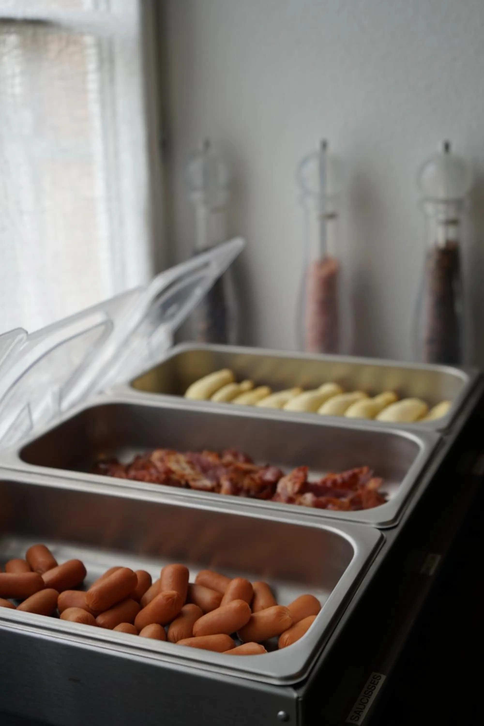 Buffet breakfast in Hôtel du Moulin de la Brevette