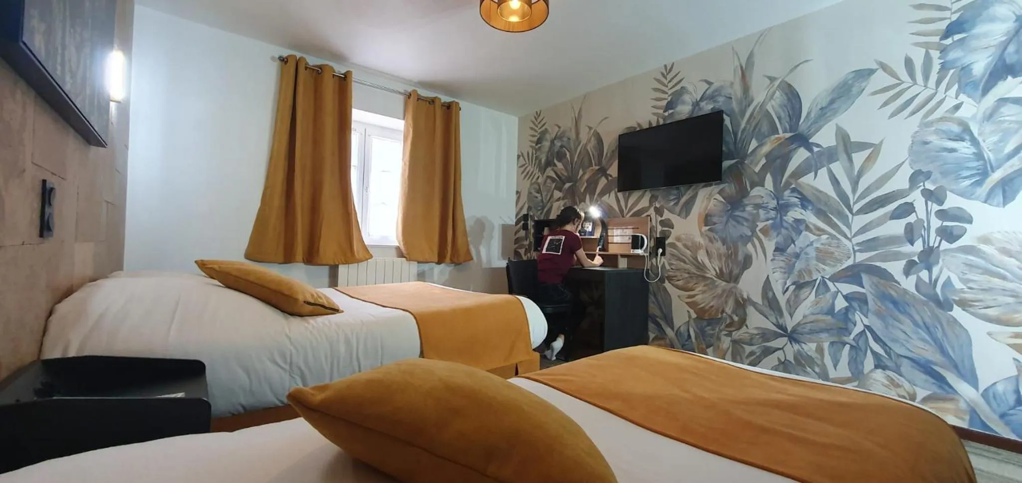Bedroom, Bed in Hôtel du Moulin de la Brevette