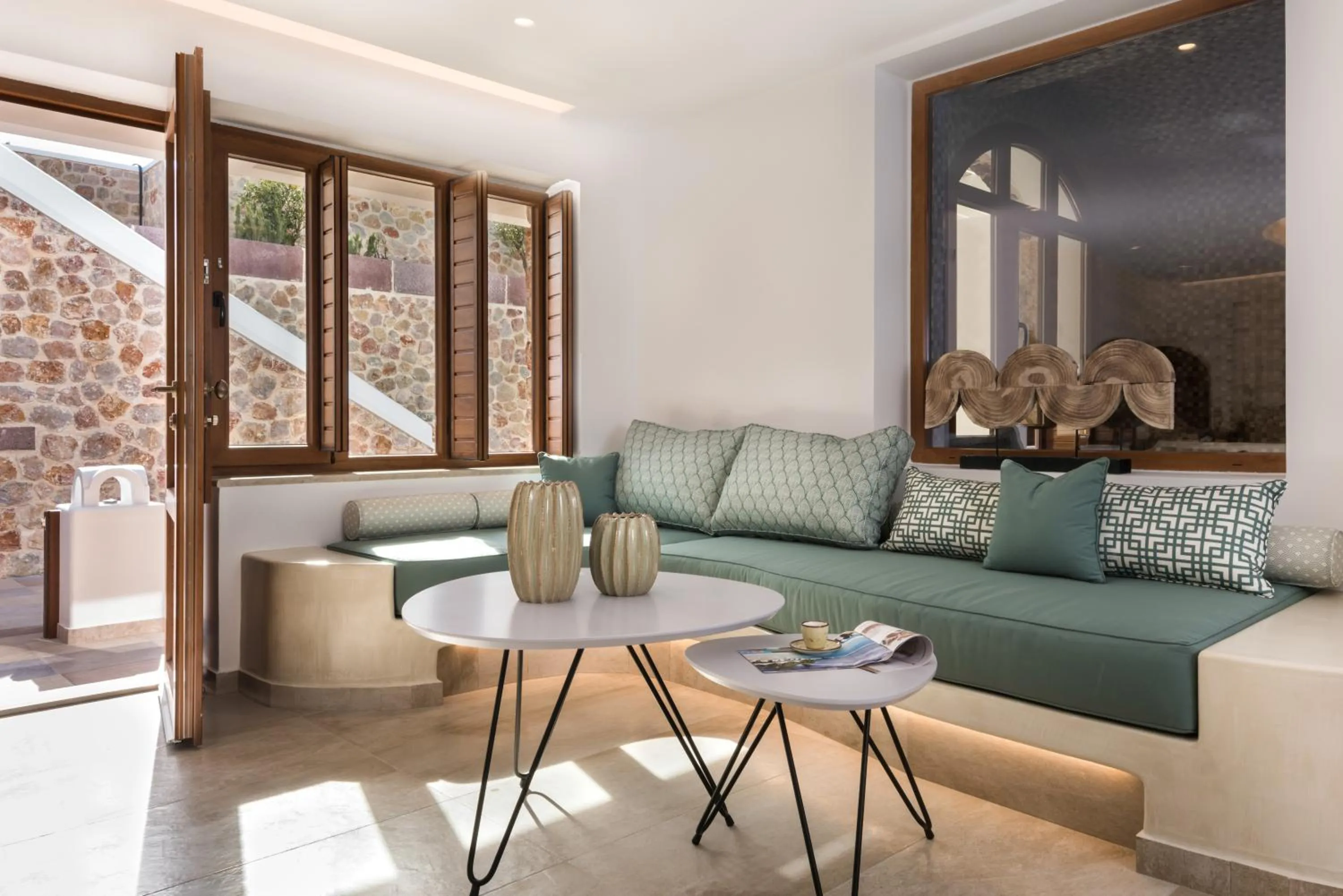 Living room in Marvarit Suites