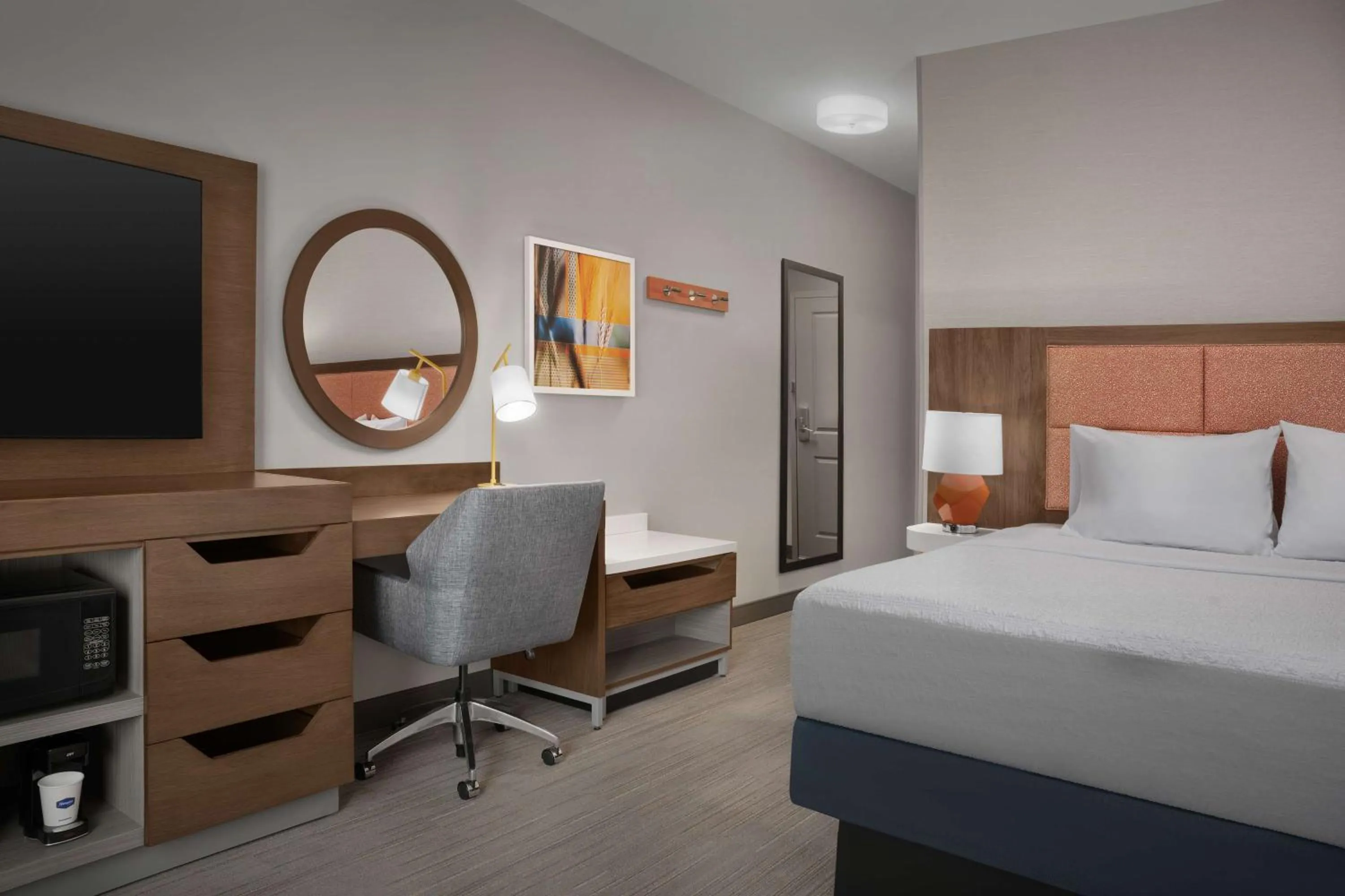 Bedroom, Bed in Hampton Inn & Suites Williston