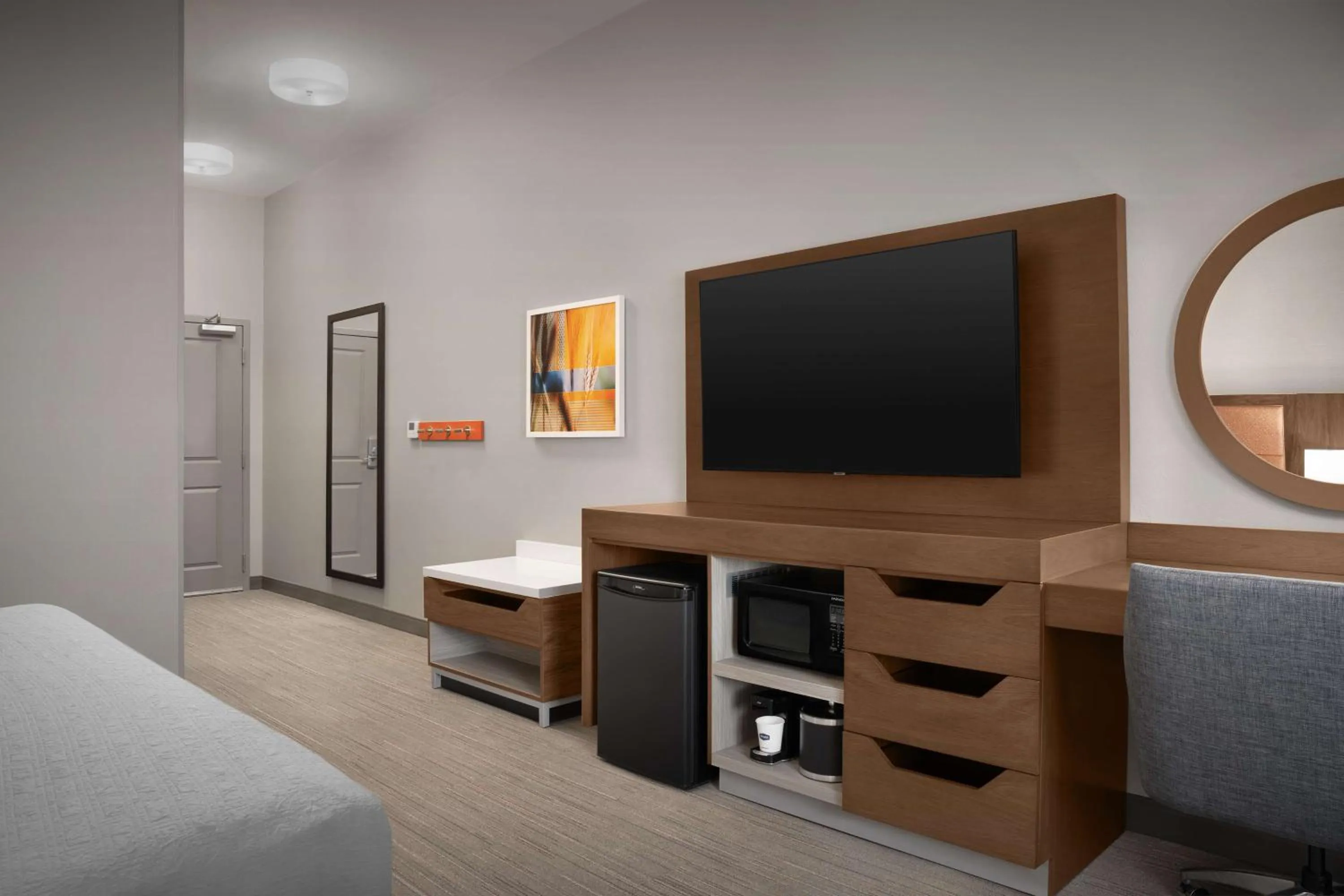 Bedroom, Bed in Hampton Inn & Suites Williston