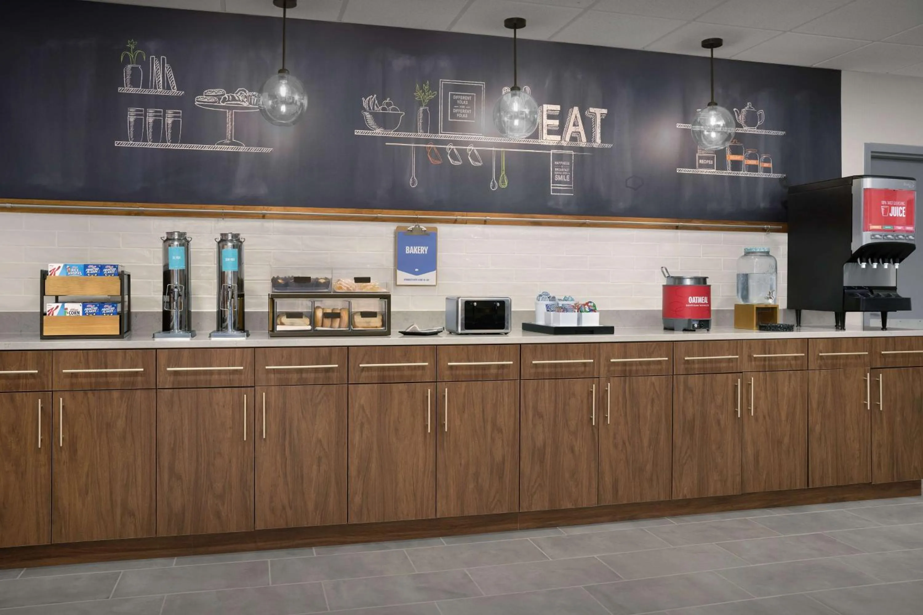 Breakfast in Hampton Inn & Suites Williston