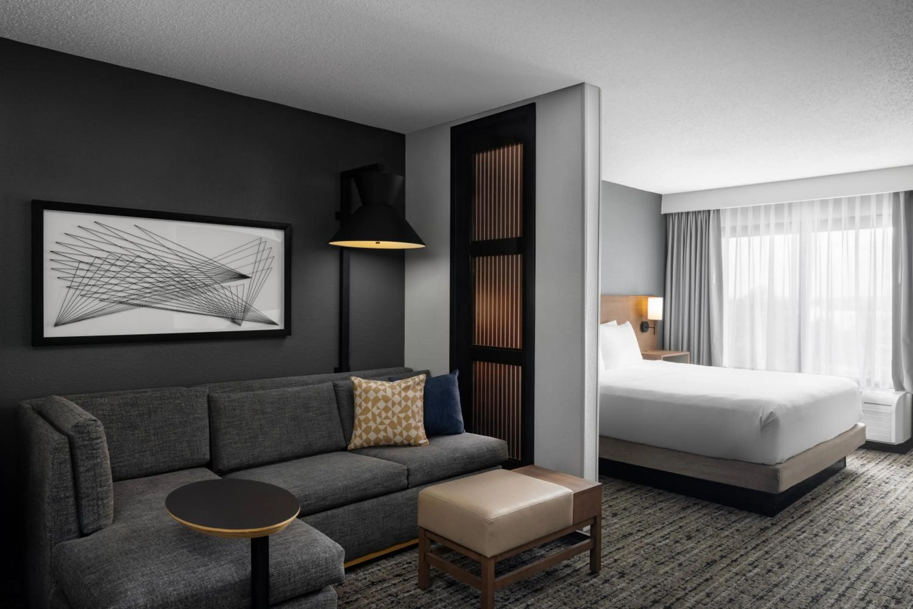 Seating area, Bed in Hyatt Place Nashville/Hendersonville