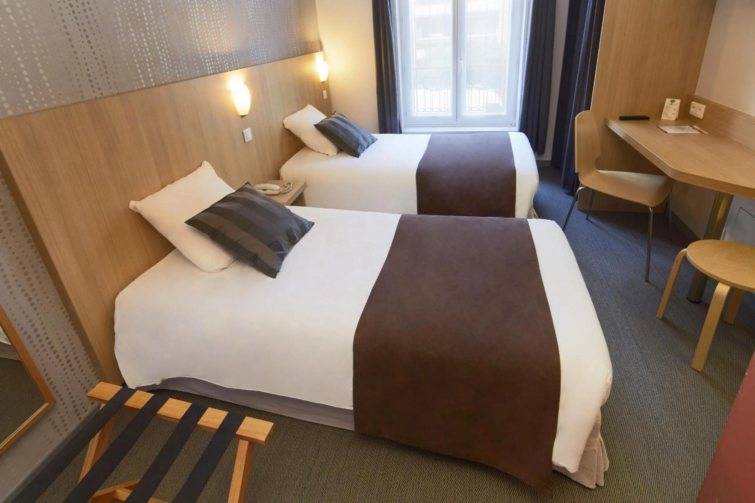 Photo of the whole room, Bed in Hotel Paris Villette