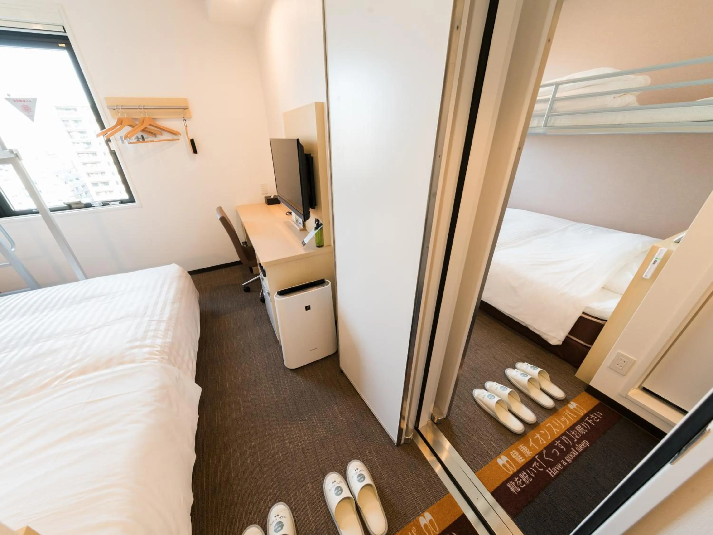 Photo of the whole room, Bed in Super Hotel Tokyo Kinshicho Ekimae