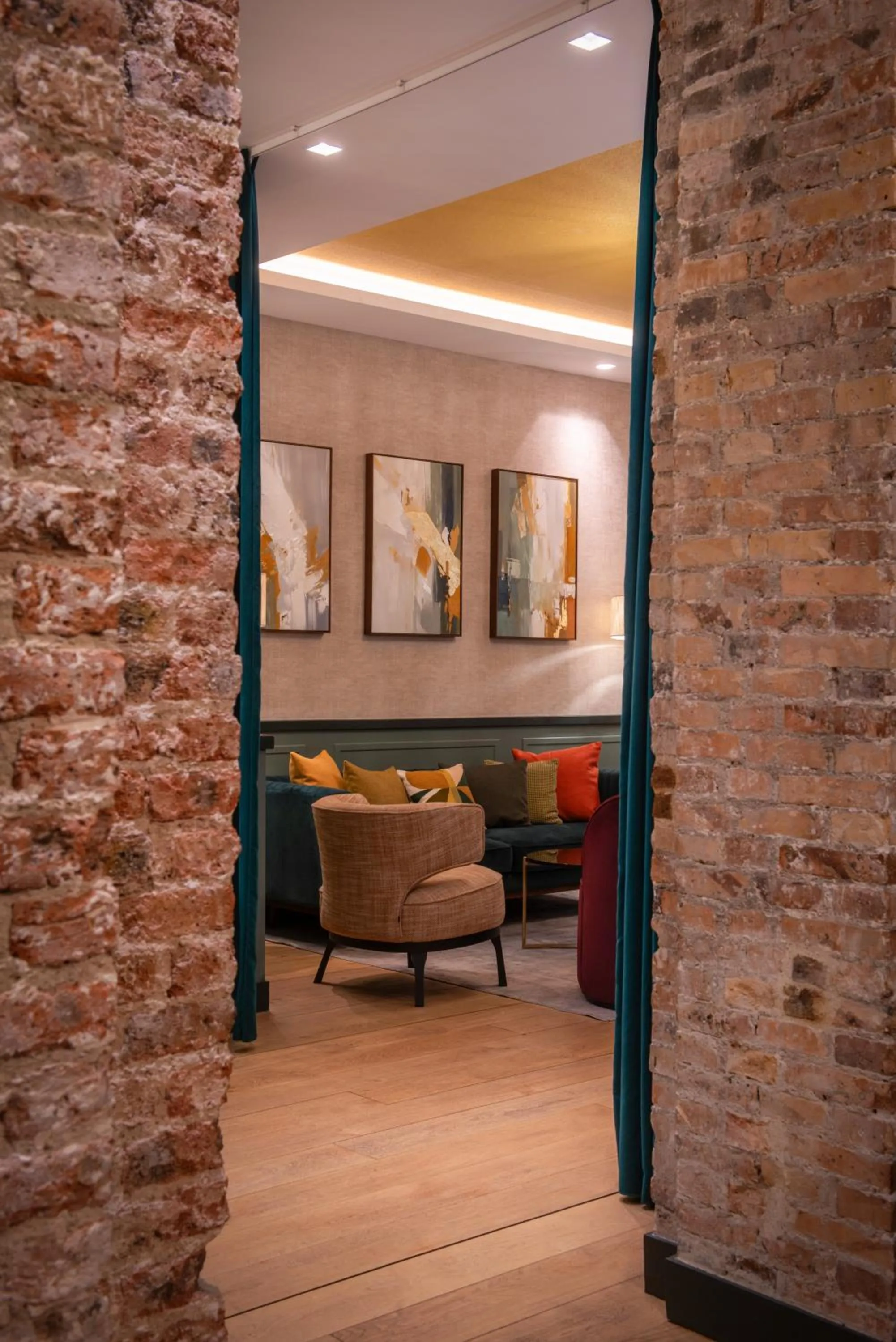 Lobby or reception in Hôtel Brittany