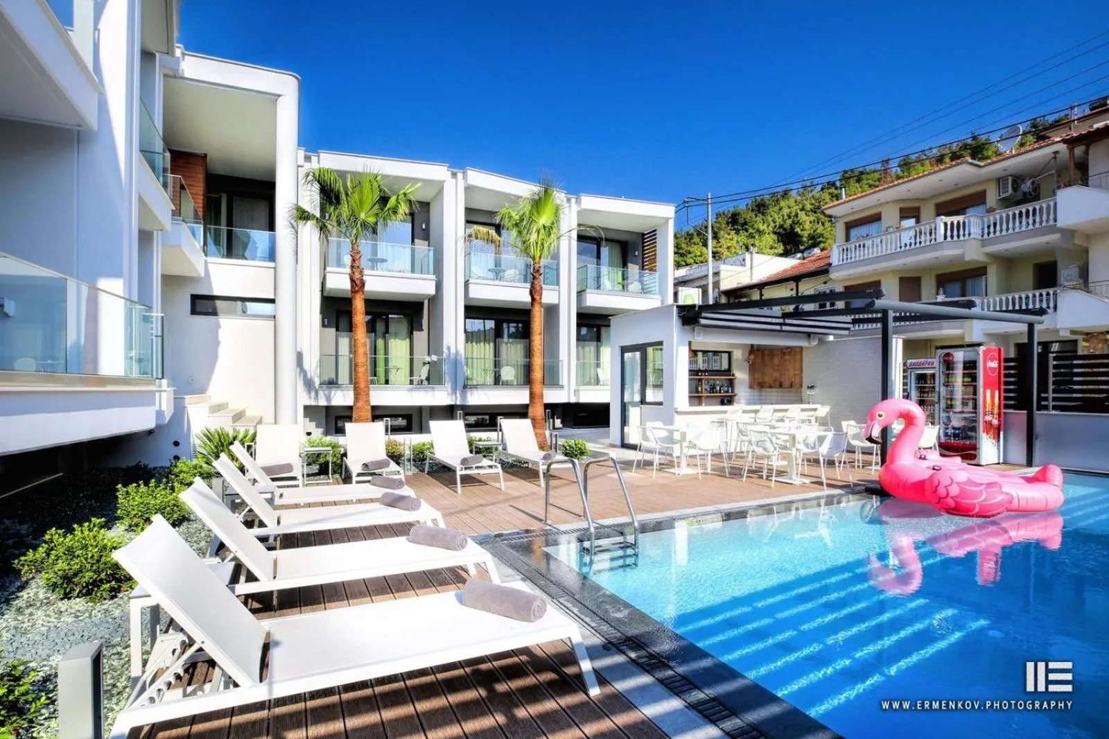 Swimming pool in Senso Suites