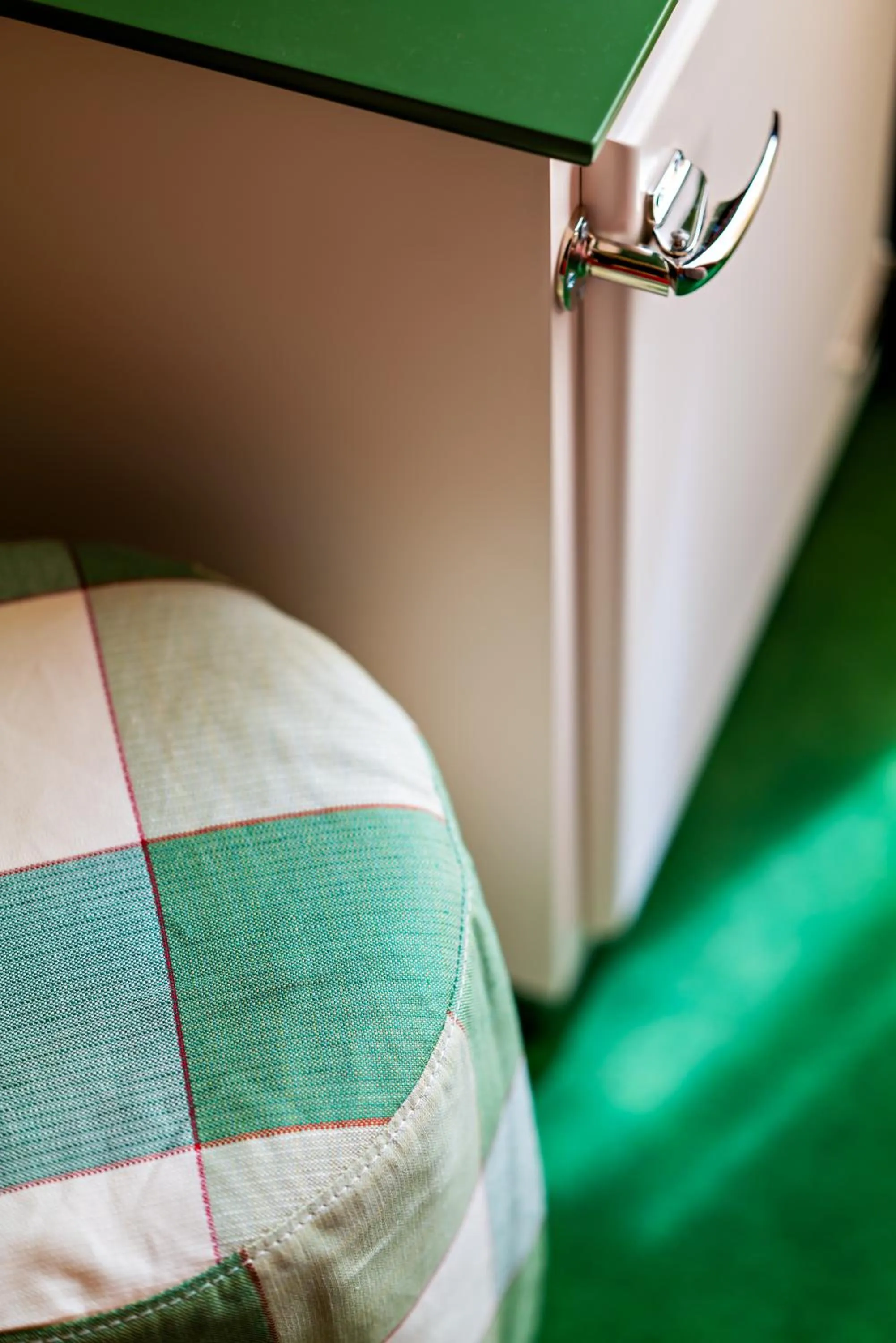 Decorative detail, Bed in Hôtel de La Boétie