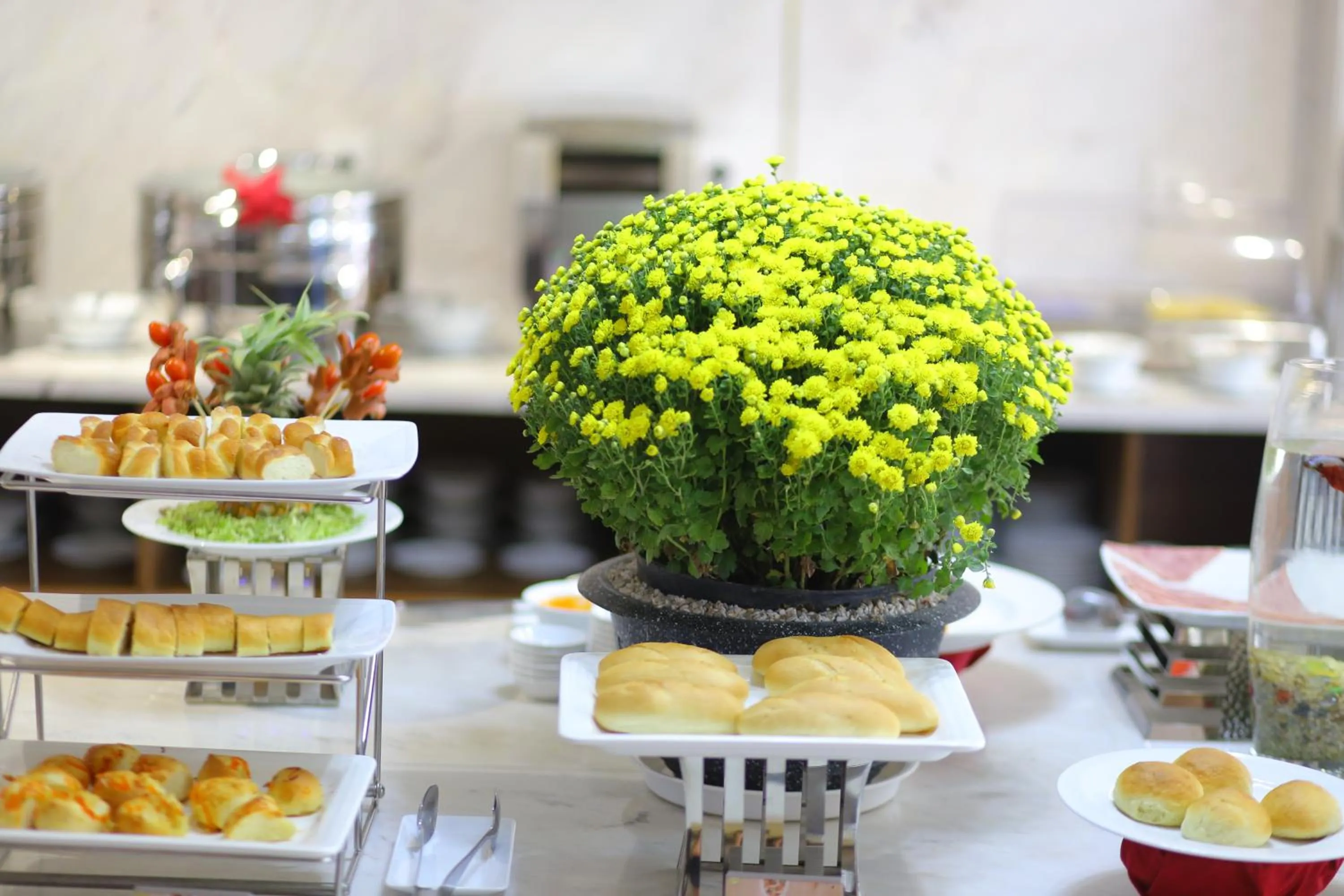 Buffet breakfast in Nagila Boutique Hotel