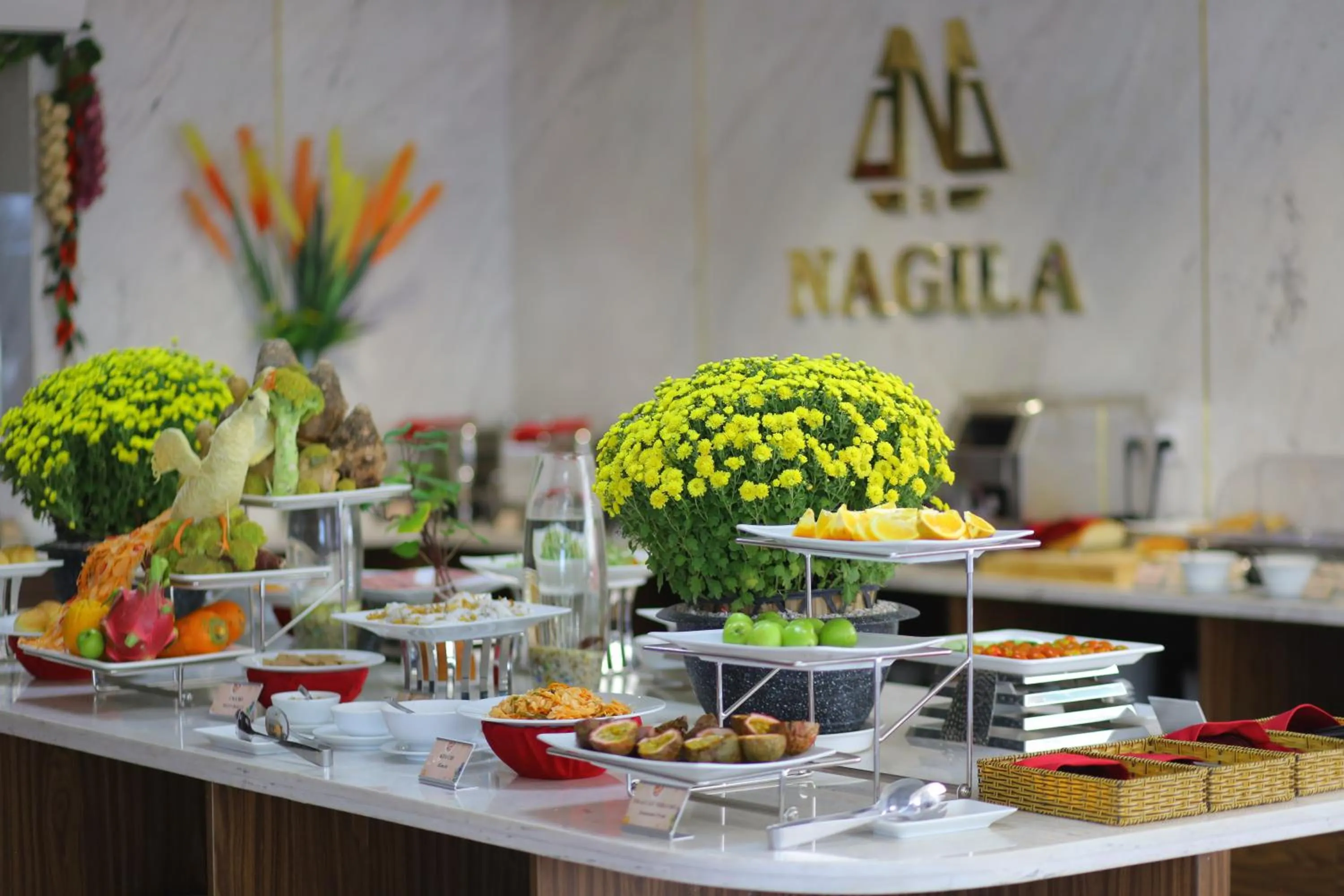Buffet breakfast in Nagila Boutique Hotel