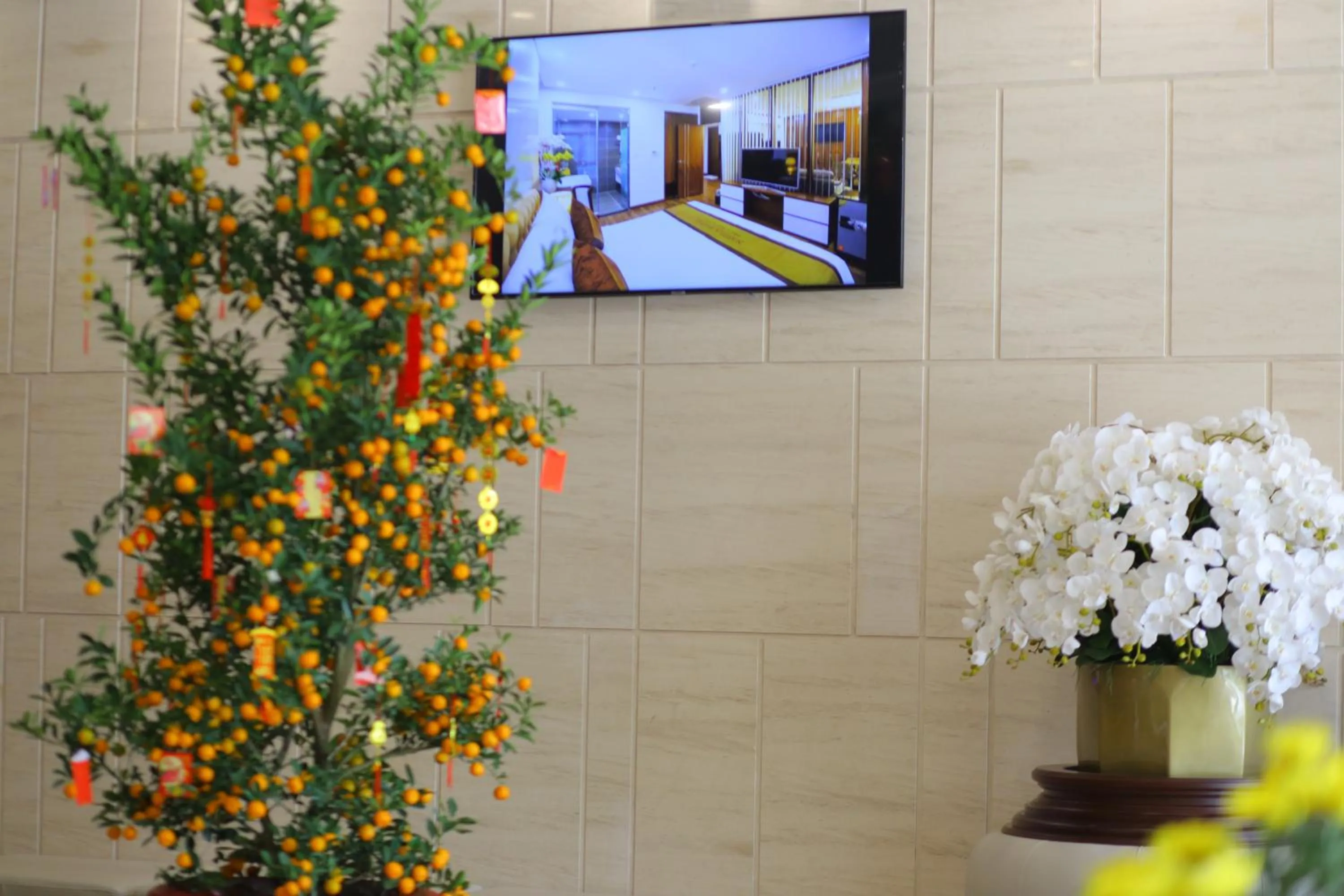 Communal lounge/ TV room in Nagila Boutique Hotel