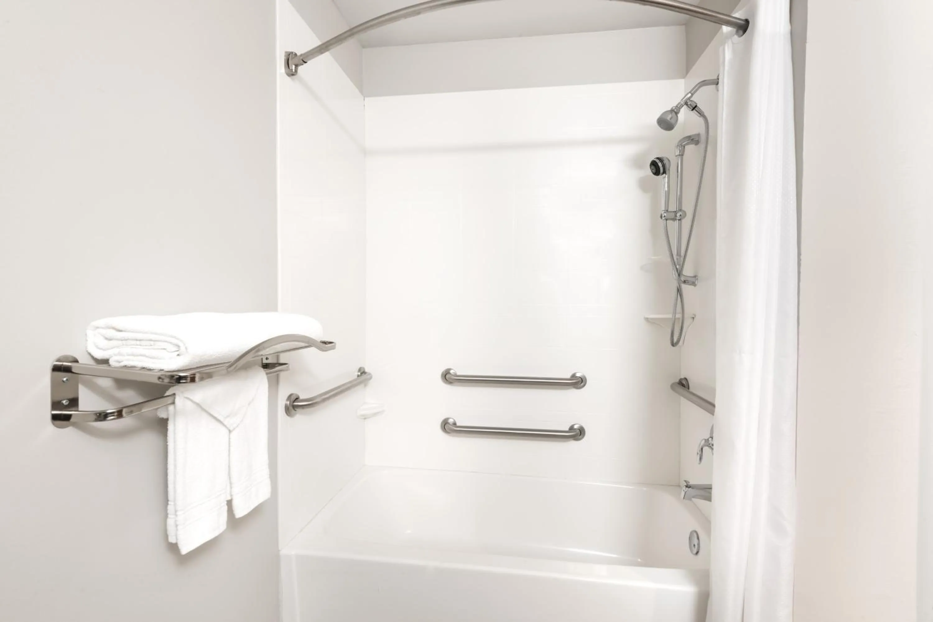 Bathroom in Microtel By Wyndham Victor