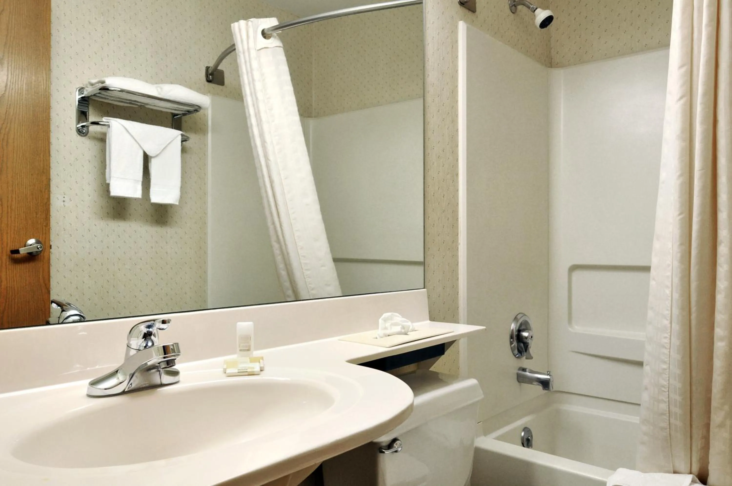 Bathroom in Microtel By Wyndham Victor