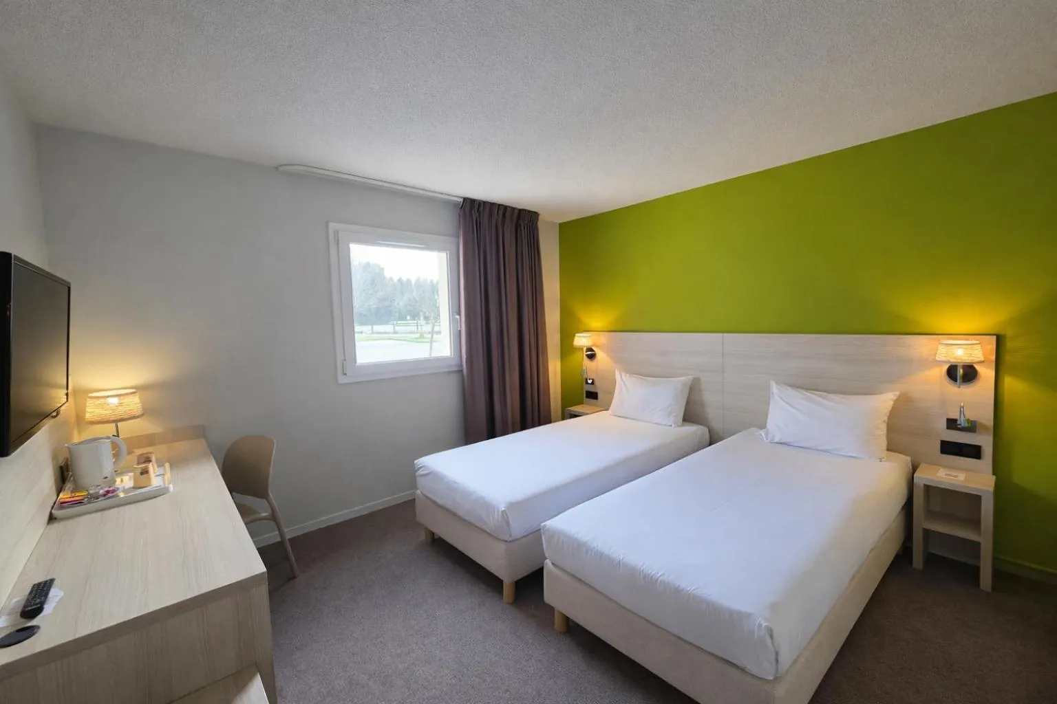 Twin Room in The Originals City, Hôtel Les Bruyères, Dax Nord