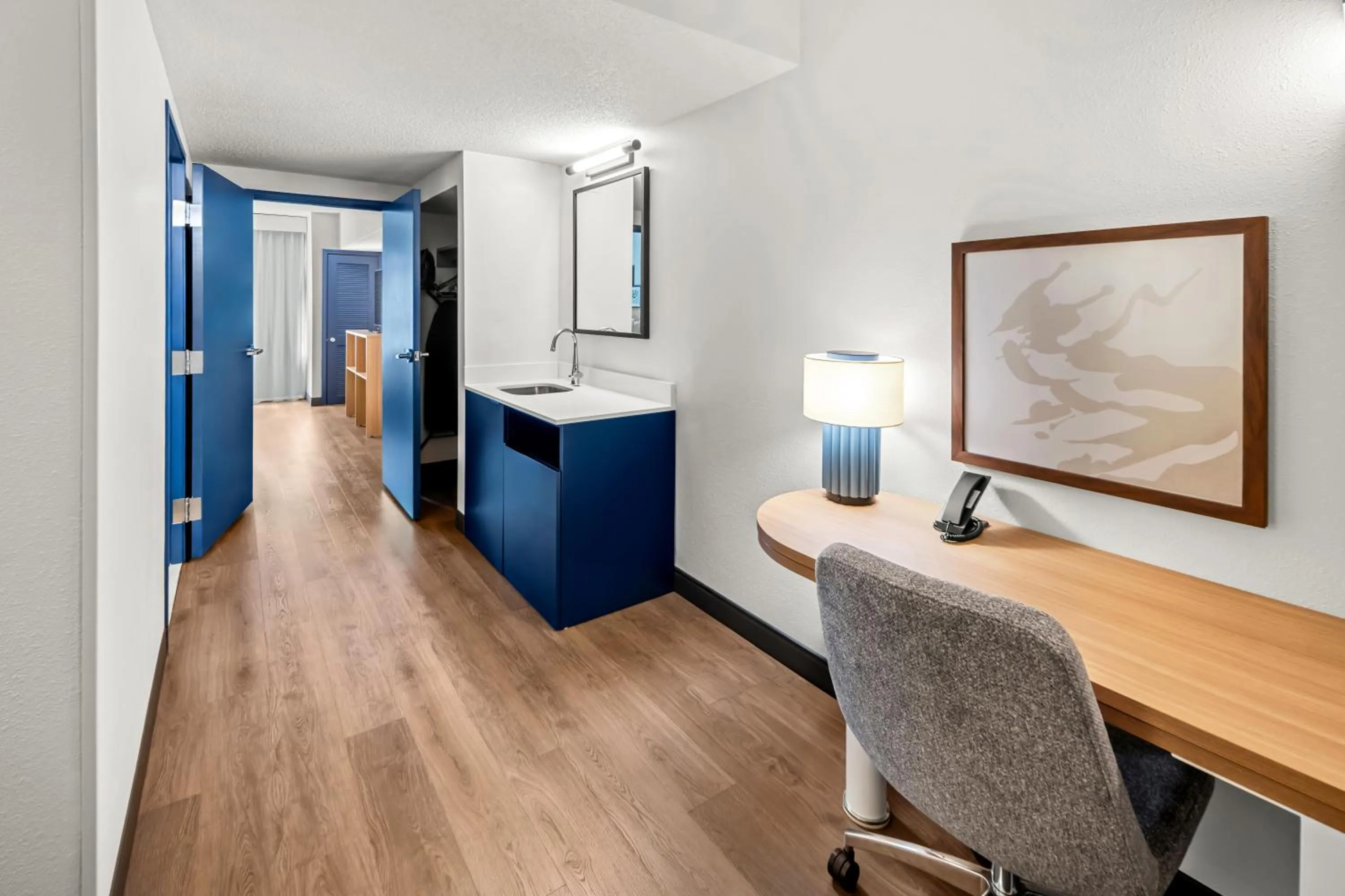 Living room in Spark By Hilton Woodbridge