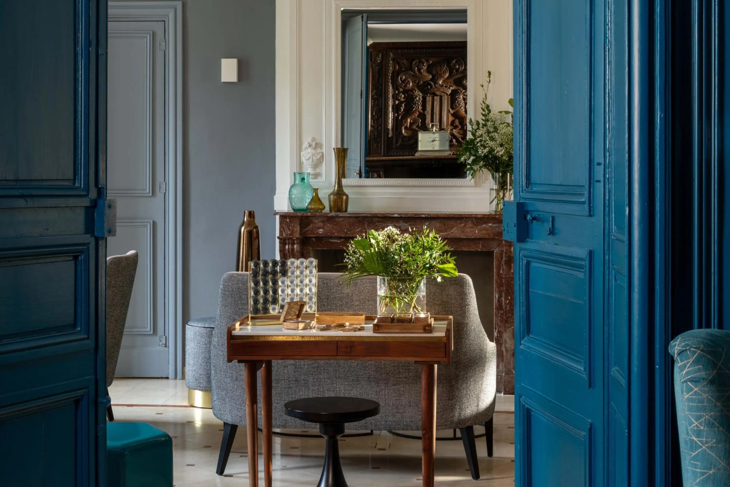 Lounge or bar in Château Saint Gilles - Bayeux