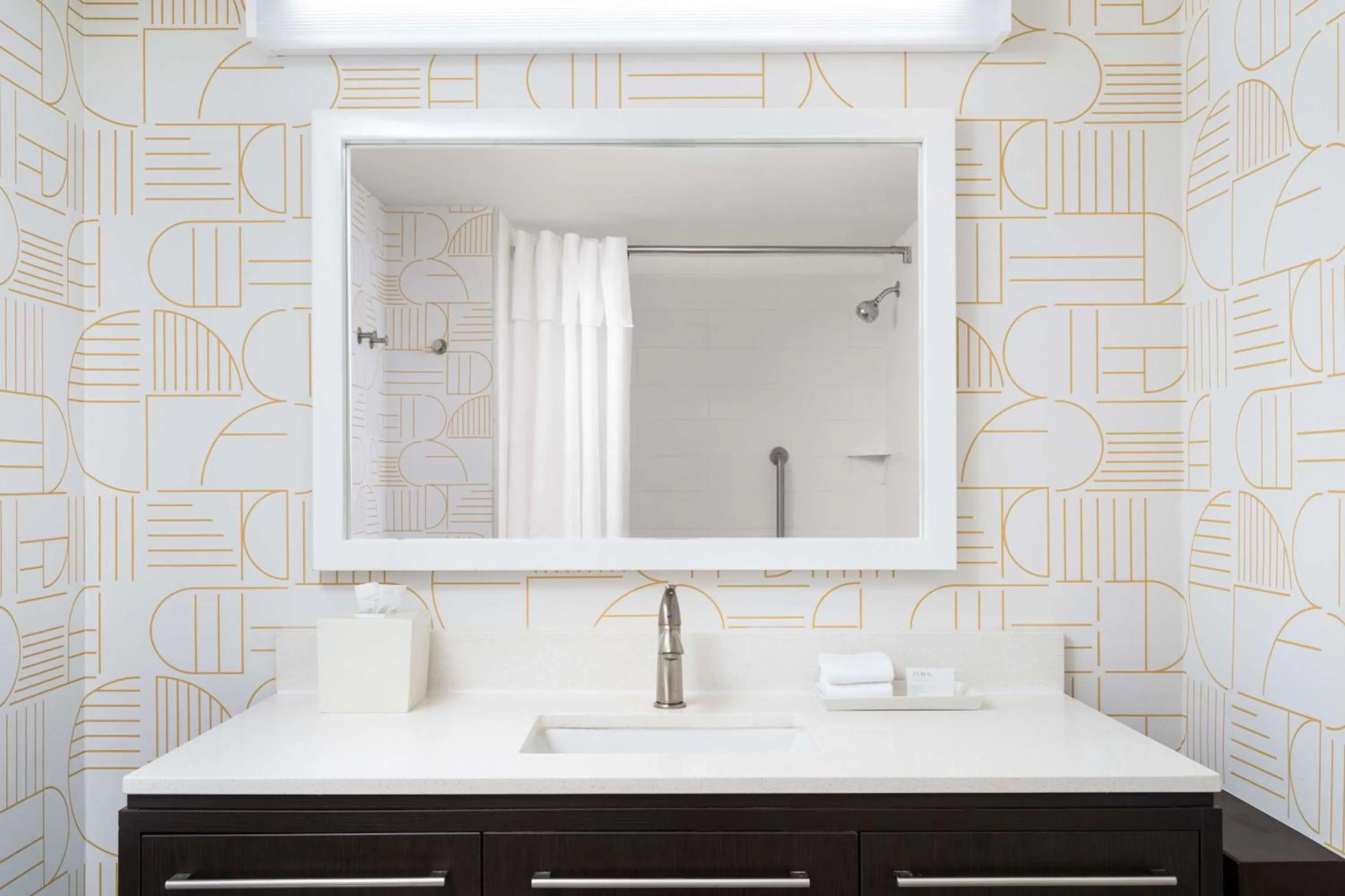 Bathroom in Home2 Suites by Hilton Miramar Ft. Lauderdale