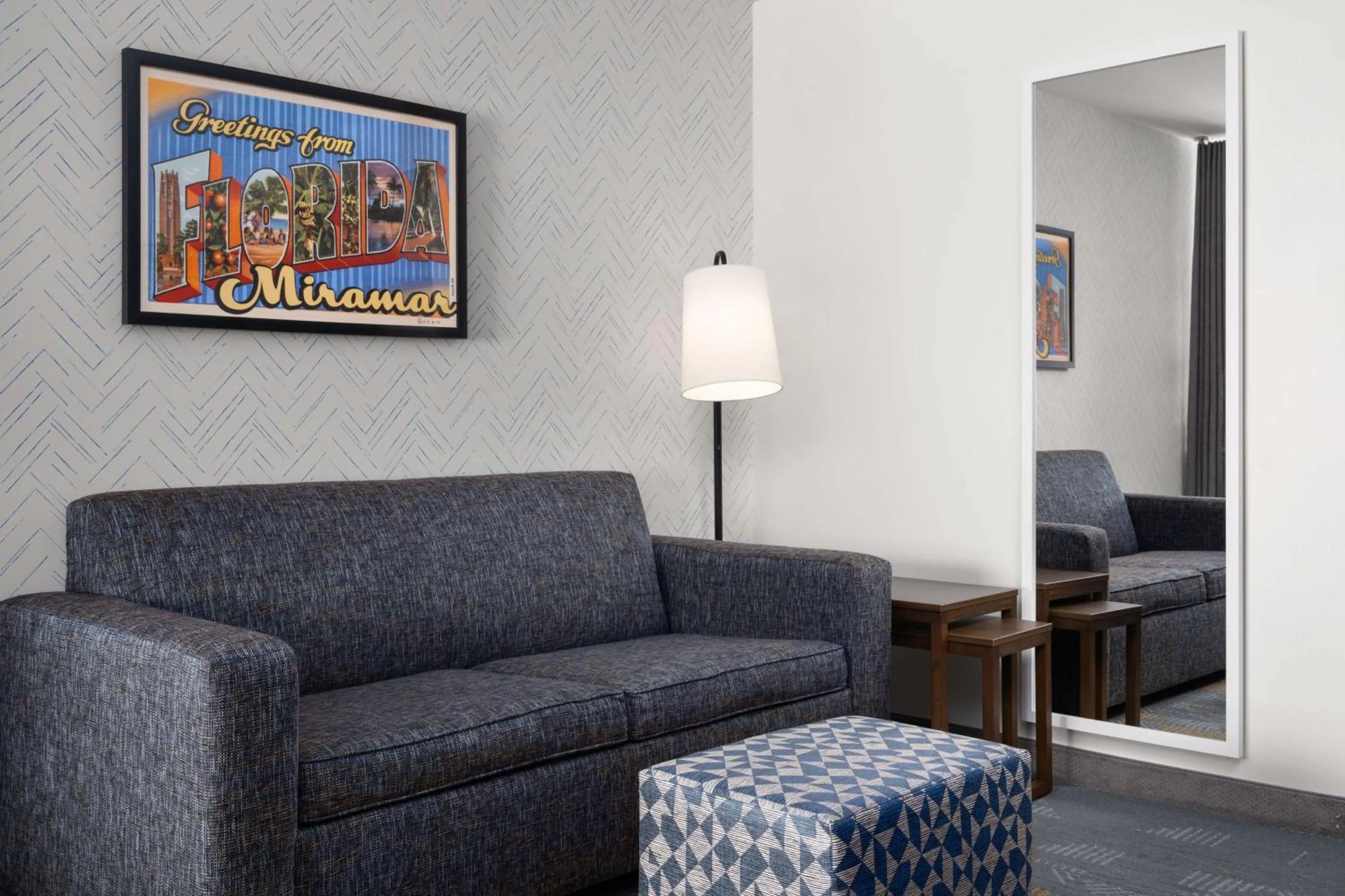 Living room in Home2 Suites by Hilton Miramar Ft. Lauderdale