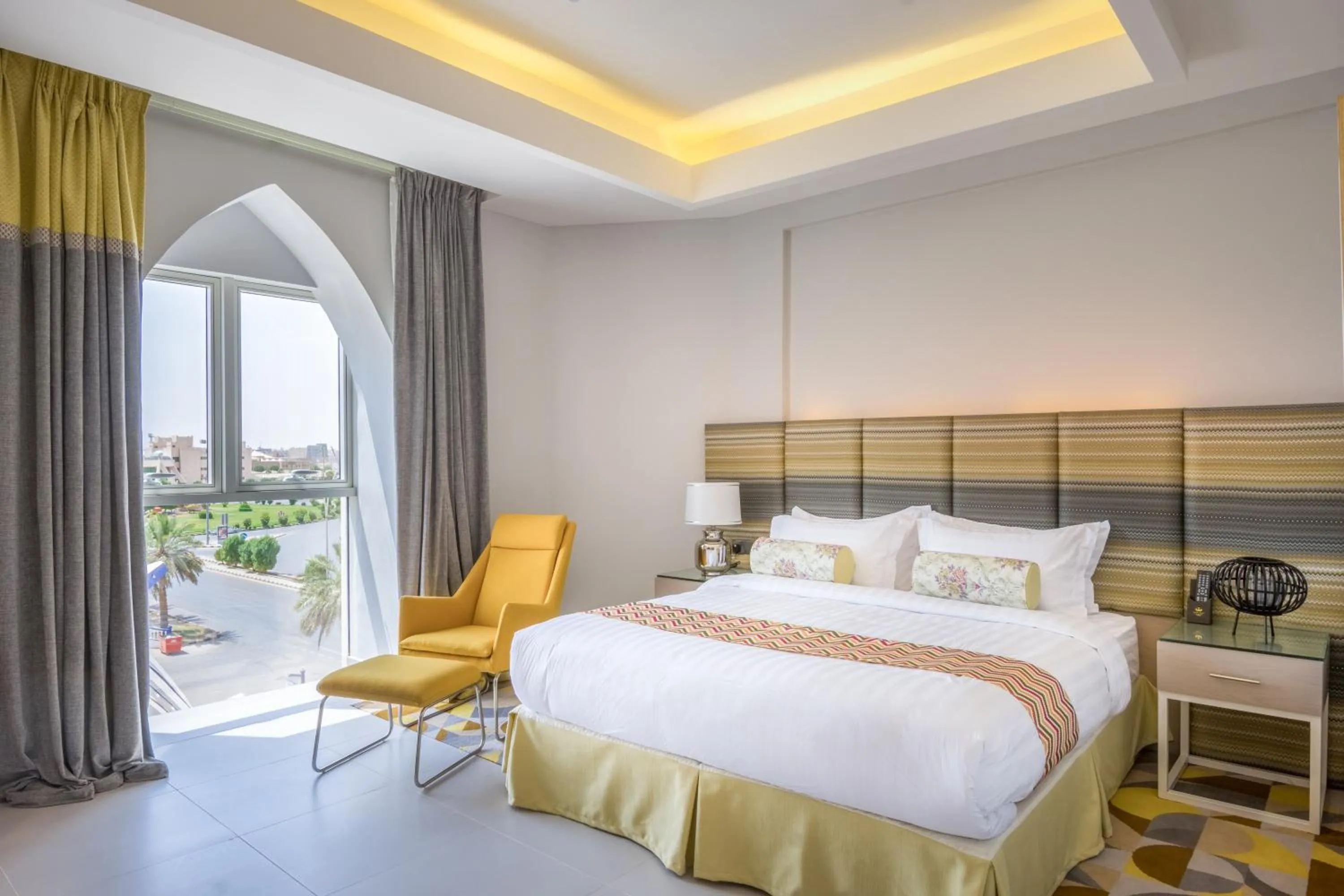 Bedroom, Bed in Ewaa Express Hotel - Buraydah