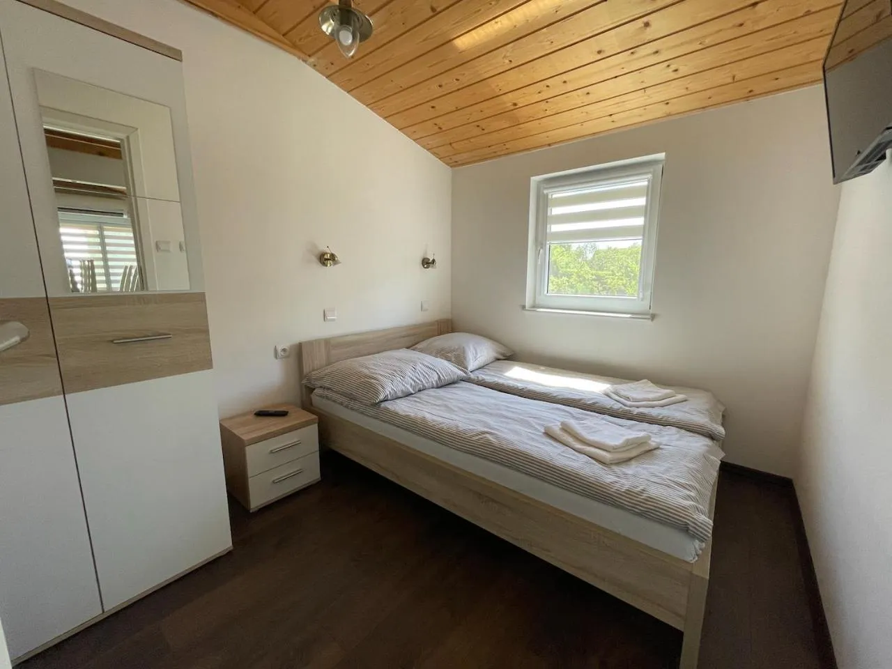 Bed in Domki u Grażyny Mikołajki