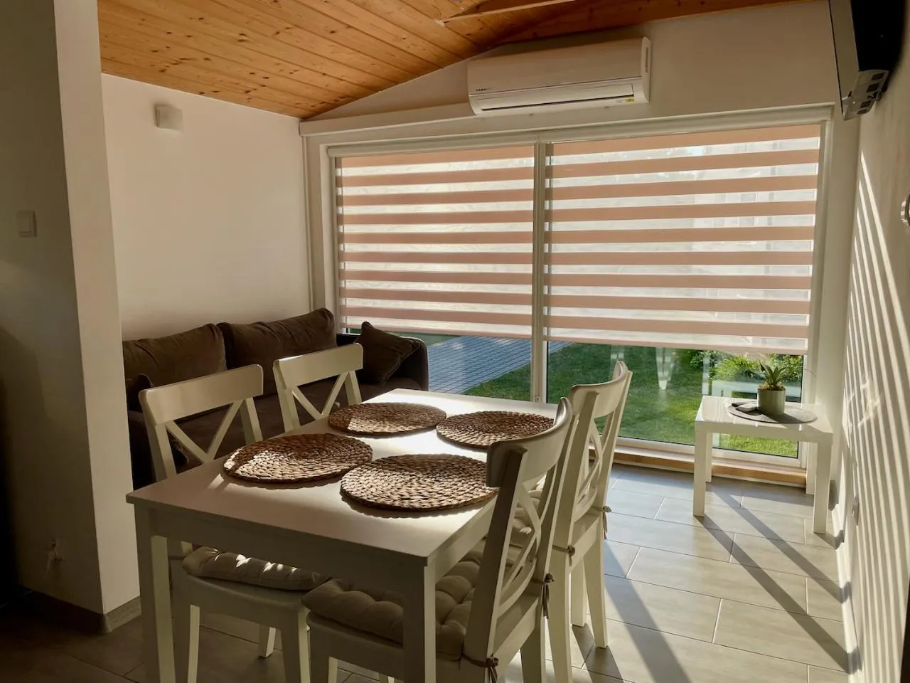 Seating area in Domki u Grażyny Mikołajki