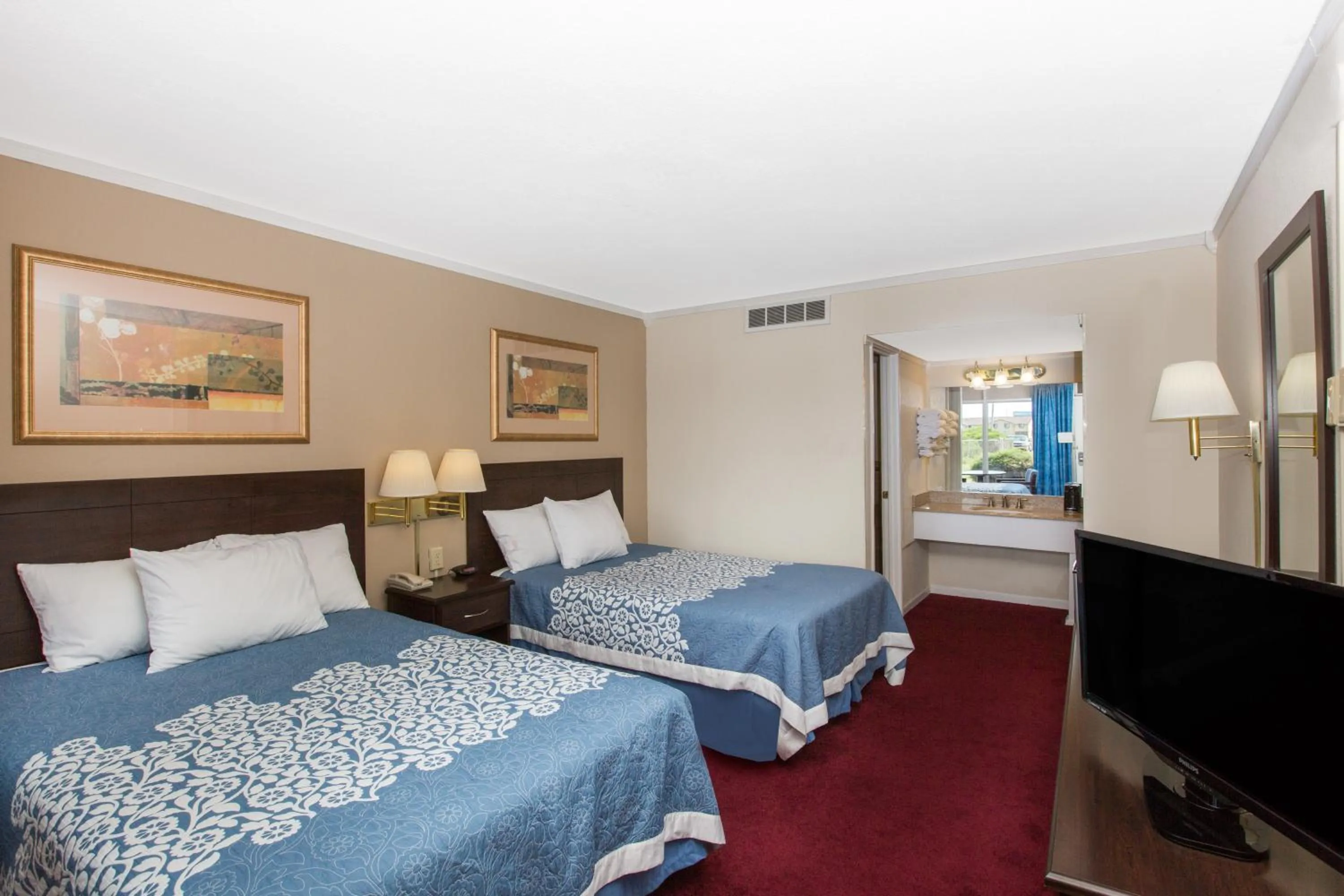 Bedroom in Americas Best Value Inn St. Joseph at I-29