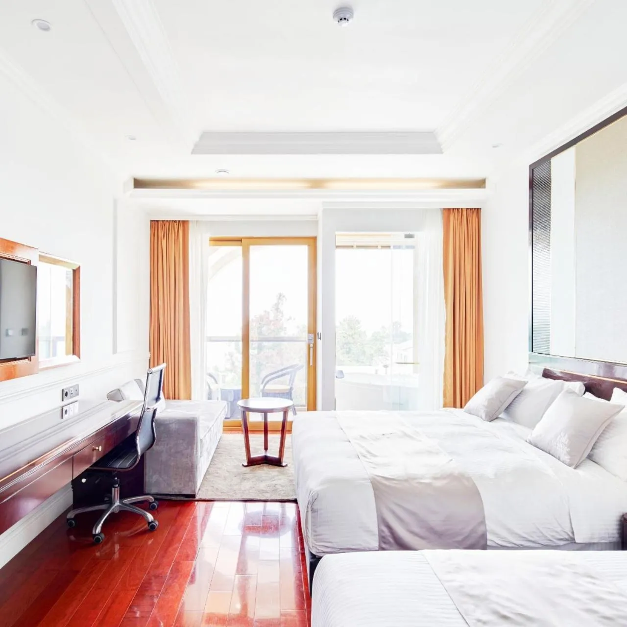 Bed in GoldOne Hotel & Suites