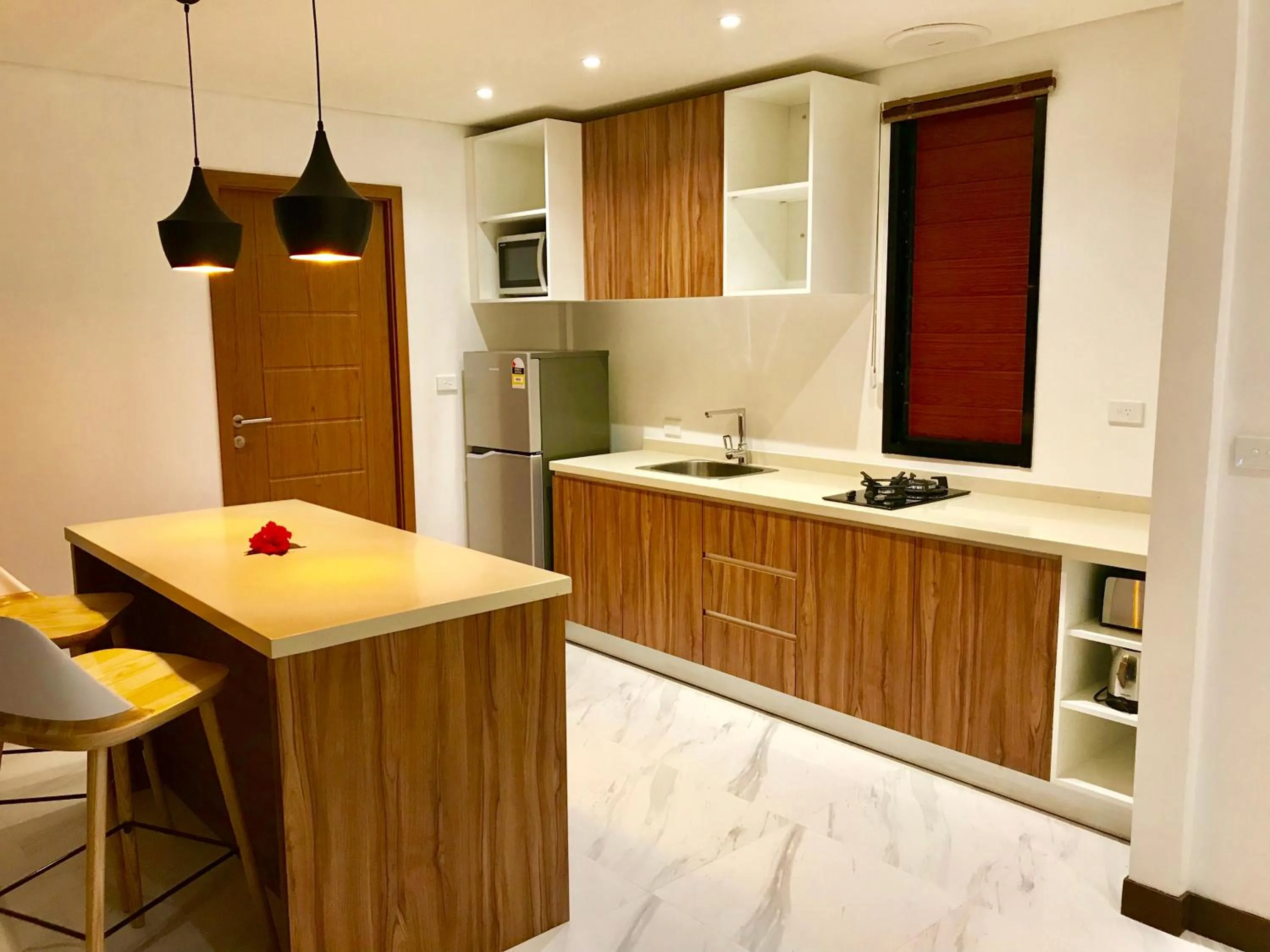 Kitchen or kitchenette in Yadua Bay Resort & Villas