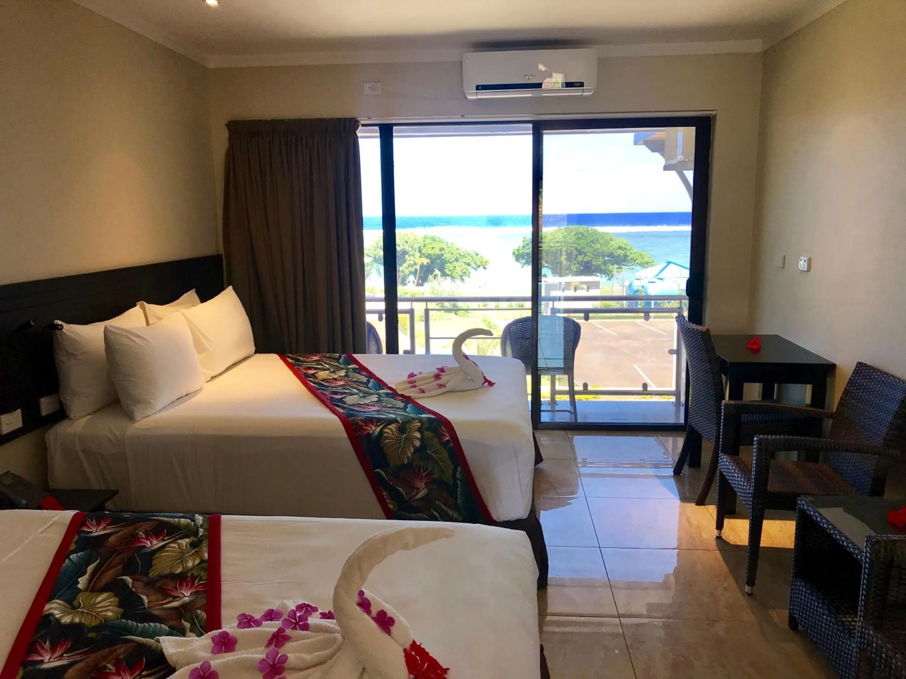 Sea view, Bed in Yadua Bay Resort & Villas