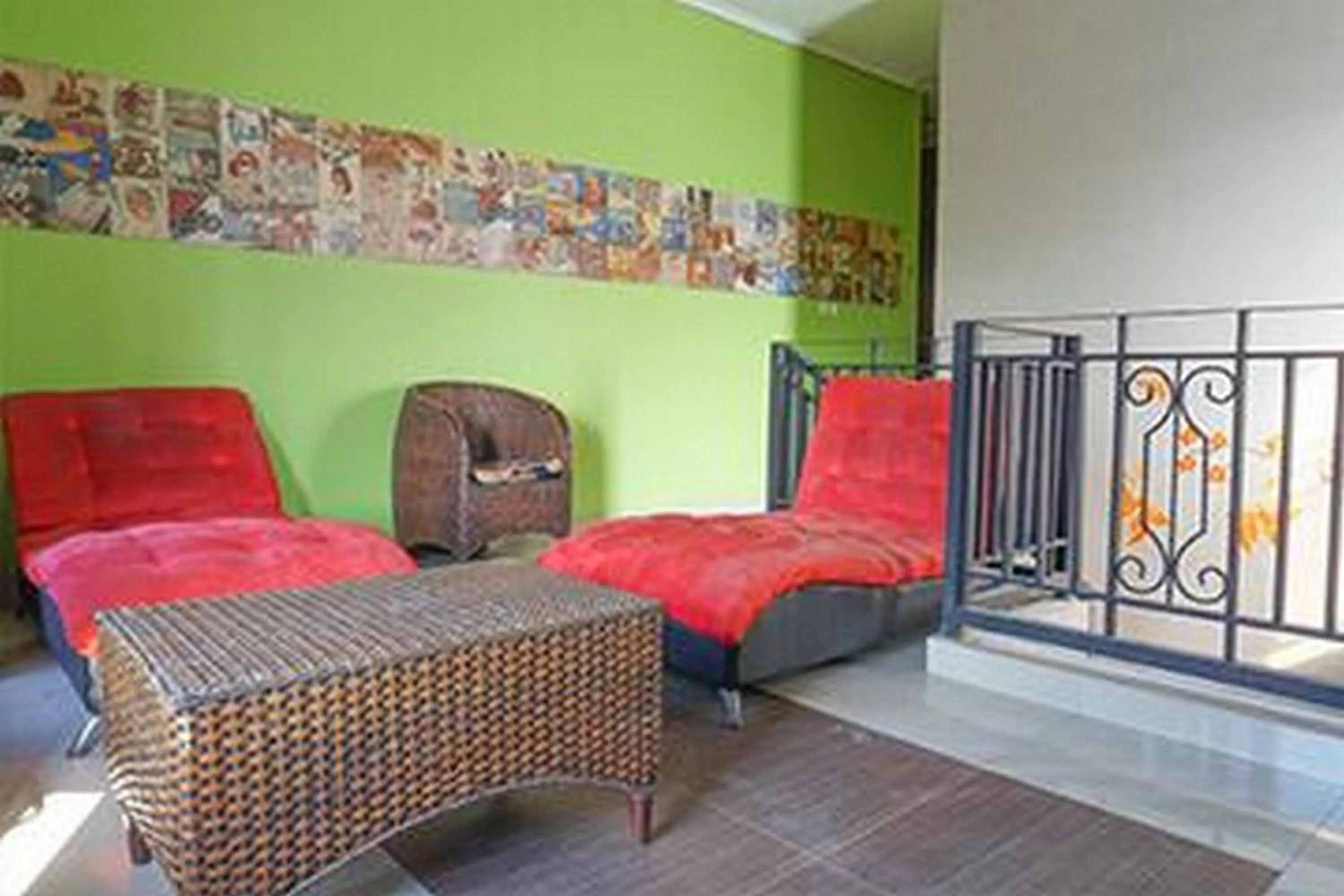 Seating area in RedDoorz near Kemang Square