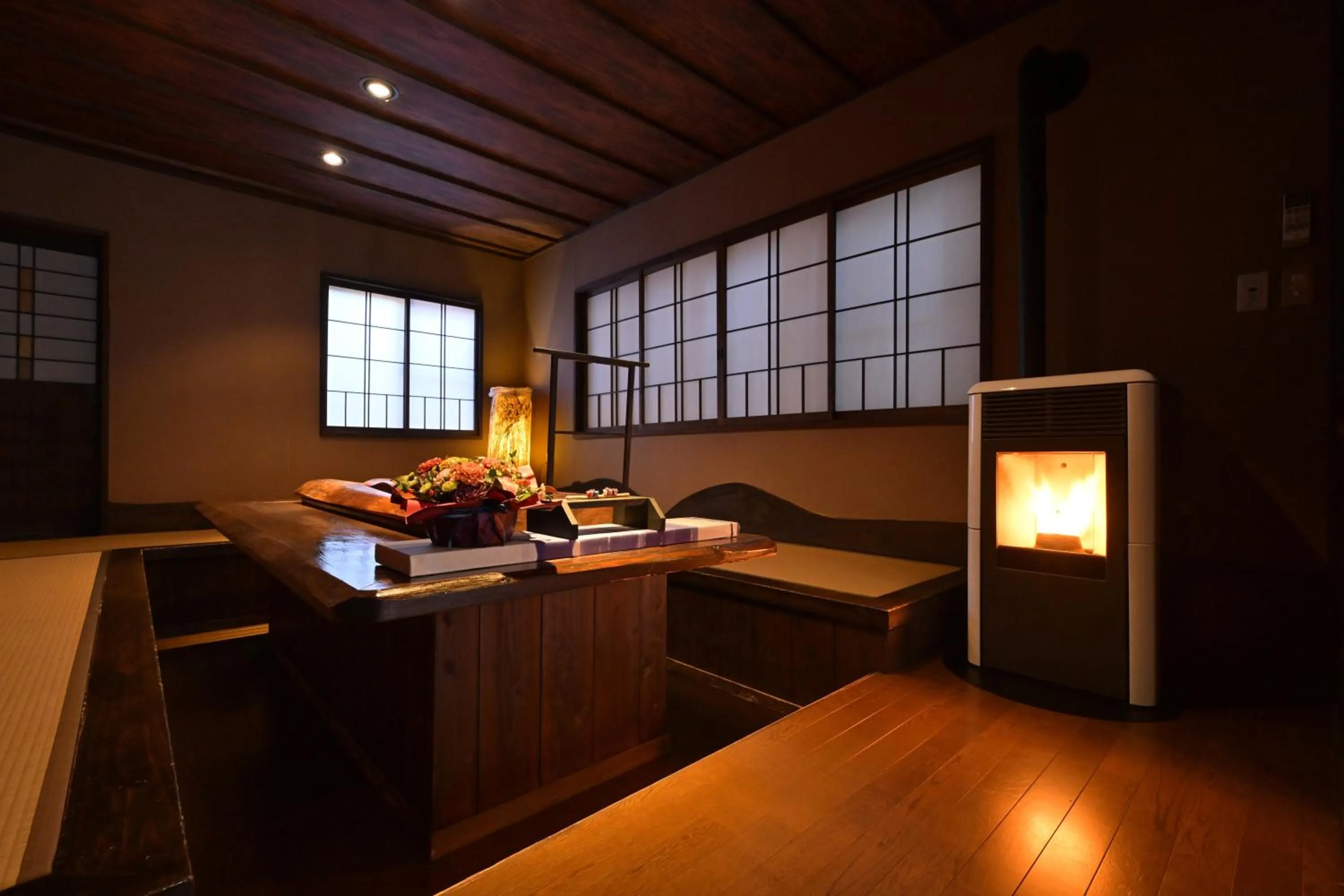 Lobby or reception in Akari no Yado Okabe