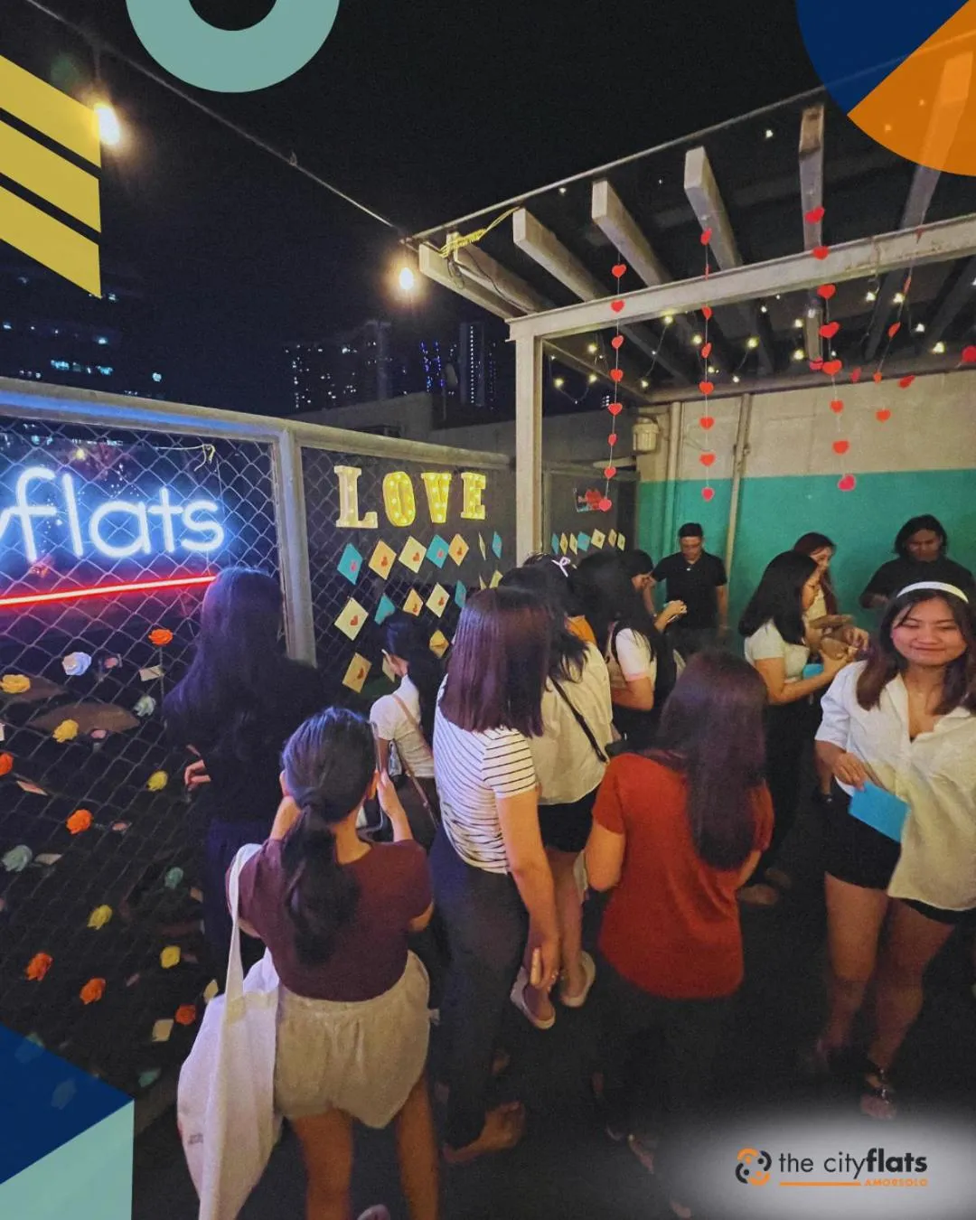 People in The City Flats Amorsolo